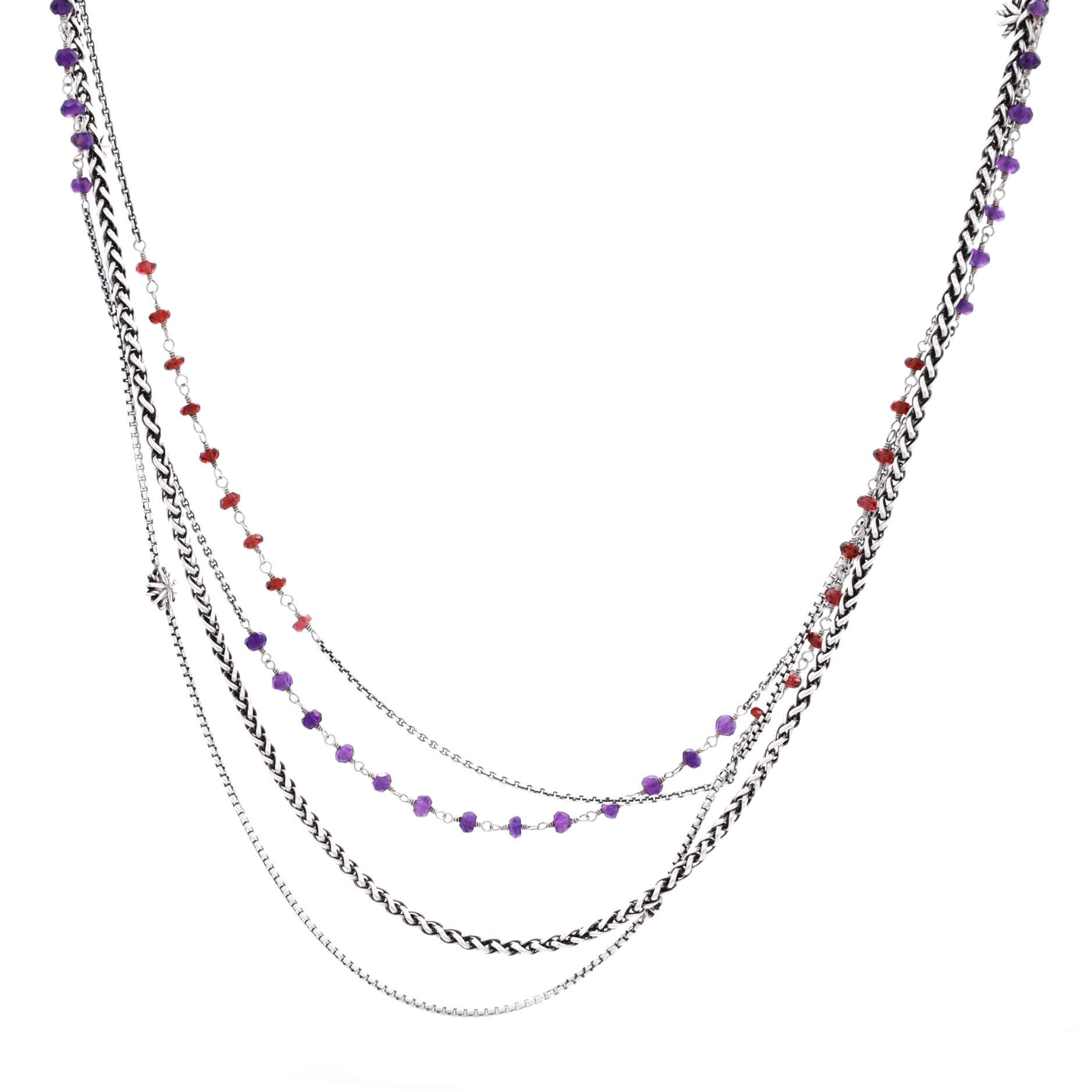 David Yurman Multistrand Starburst Station Necklace Size ONE SIZE - 1 Thumbnail