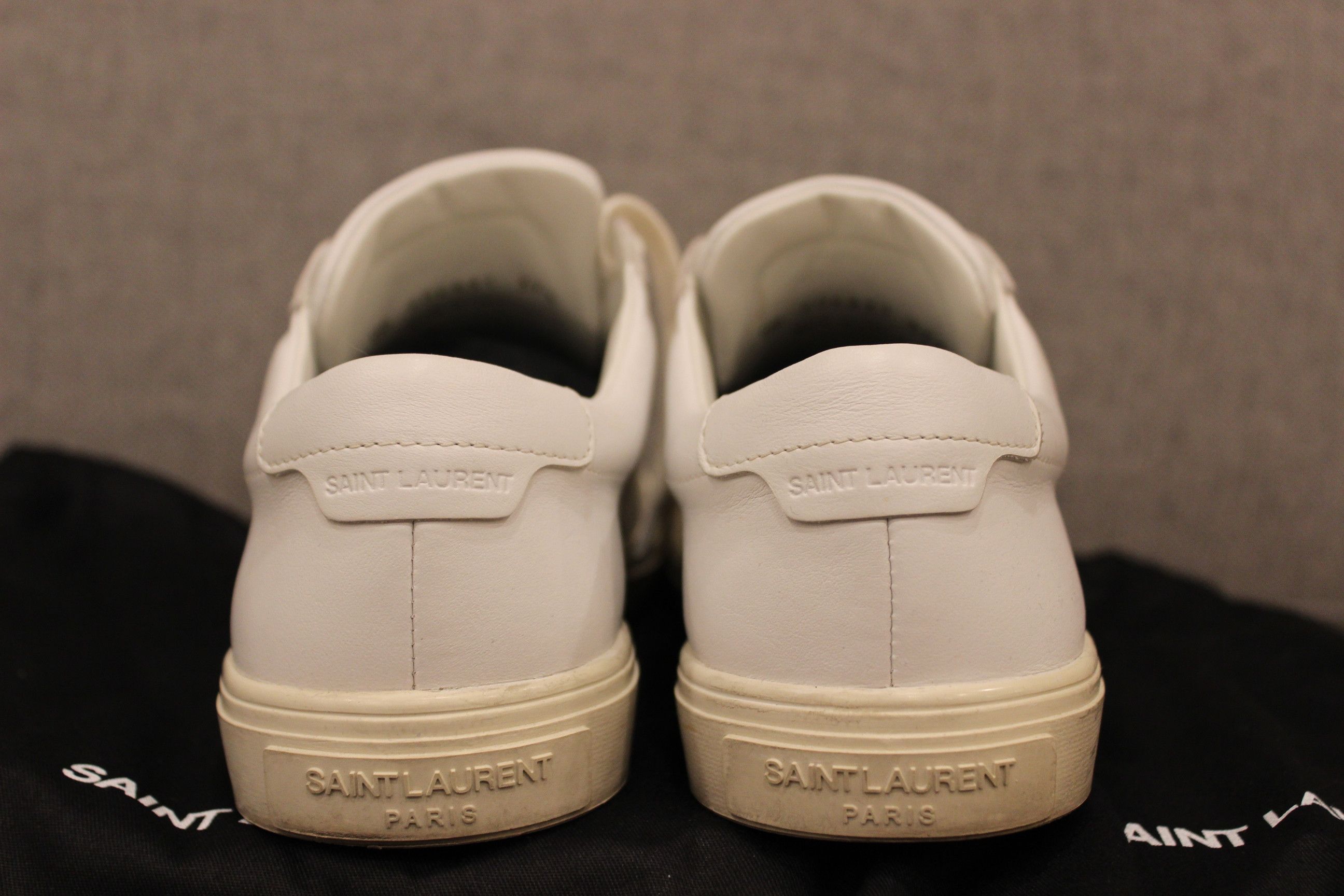 Saint Laurent Paris Saint Laurent Wmns Andy Optic White 606831 Size US 7.5 / IT 37.5 - 2 Thumbnail