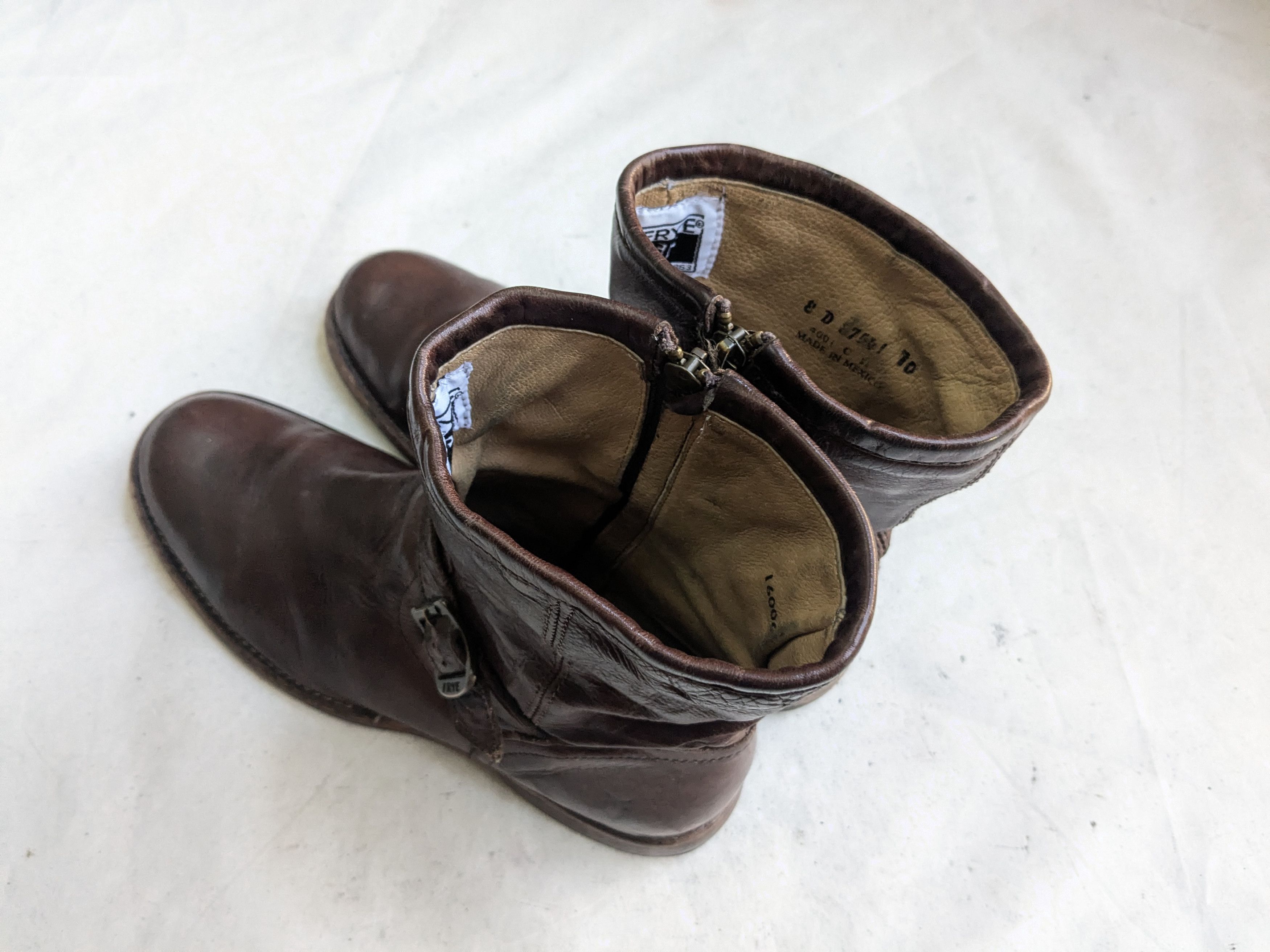 Frye Frye Engineer Boots Brown Leather 8 D Motorcycle Biker Size US 8 / EU 41 - 16 Thumbnail