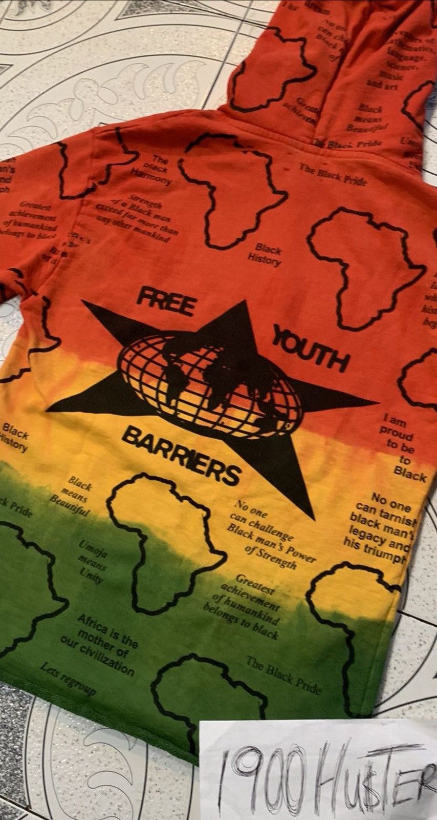 Barriers Barriers Free the Youth Hood Hoodie Sz M Size US M / EU 48-50 / 2 - 1 Thumbnail