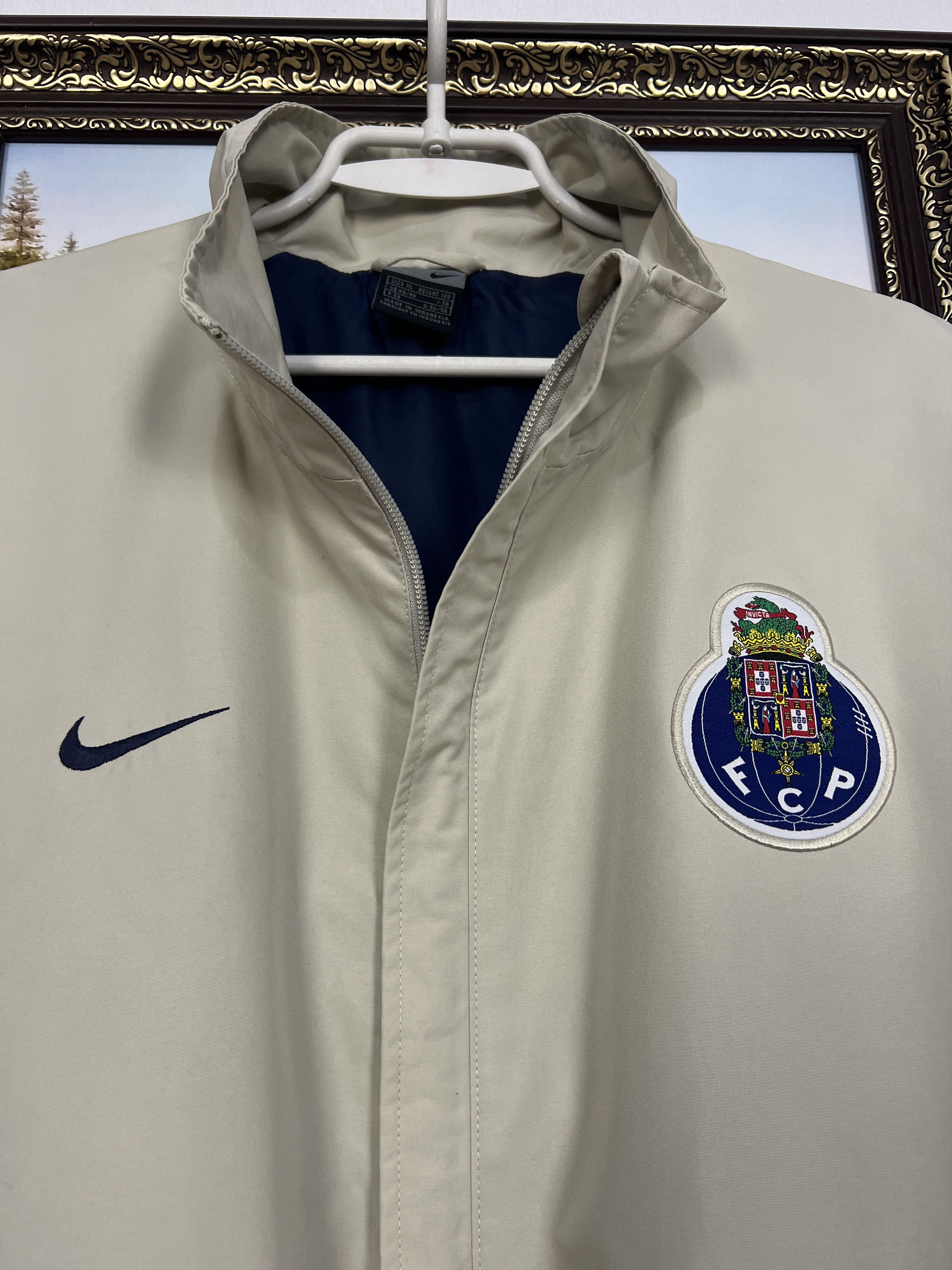 Nike Vintage Porto FC Football Jacket Soccer Track Top Zip Rare Size US XL / EU 56 / 4 - 3 Thumbnail
