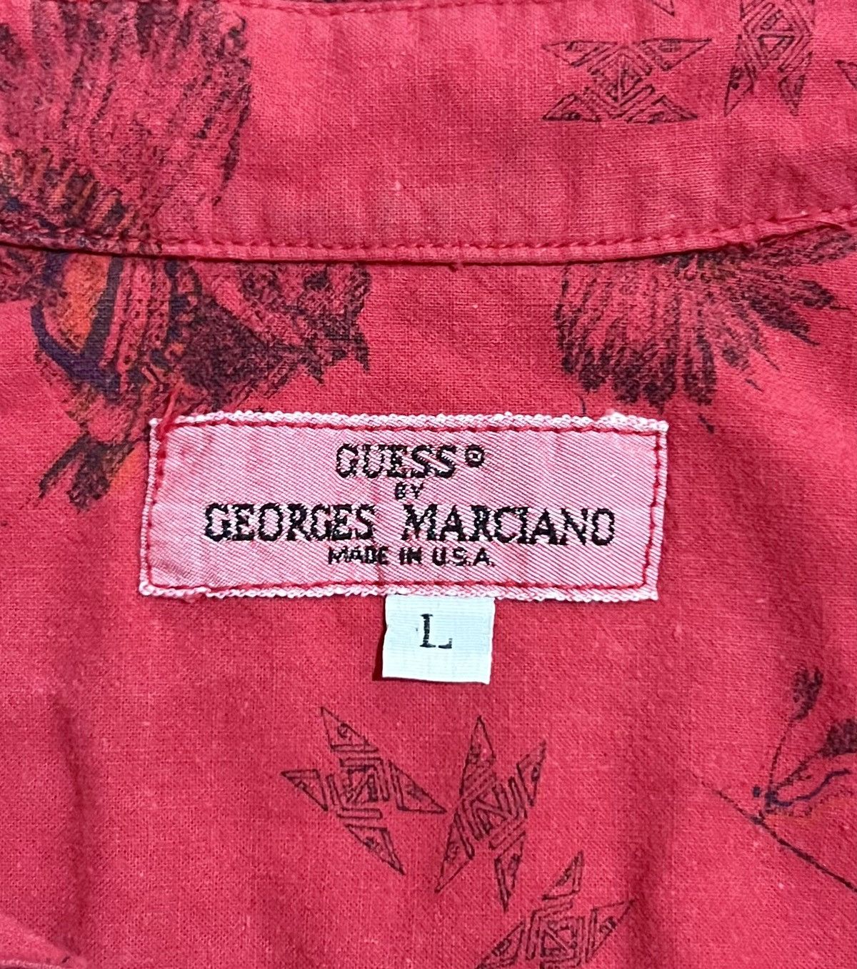 Guess 1981 -93 Vintage GUESS Shirt L - Georges Marciano 🏜️ Size US L / EU 52-54 / 3 - 5 Thumbnail