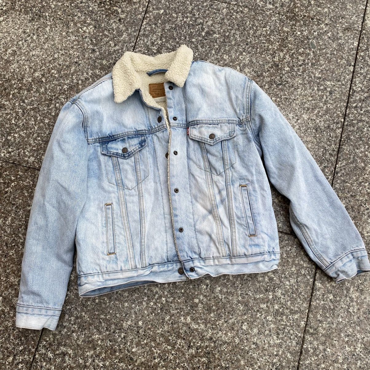 Levi's Levi’s Sherpa lined denim jacket Size M / US 6-8 / IT 42-44 - 2 Thumbnail