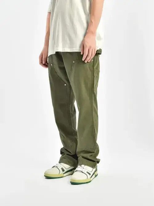 Japanese Brand × Vintage multi function fade work carpenter flared cargo pants Size US 34 / EU 50 - 2 Thumbnail