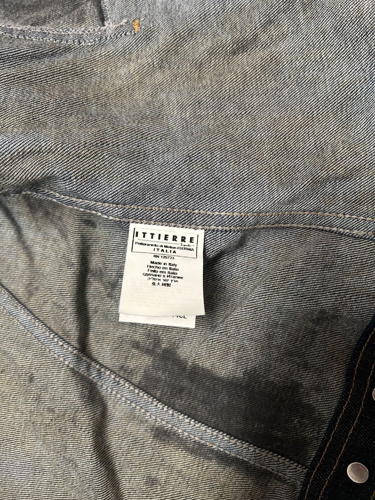 Balmain SS2012 Waxed Denim Jacket Reworked Size US XS / EU 42 / 0 - 10 Thumbnail