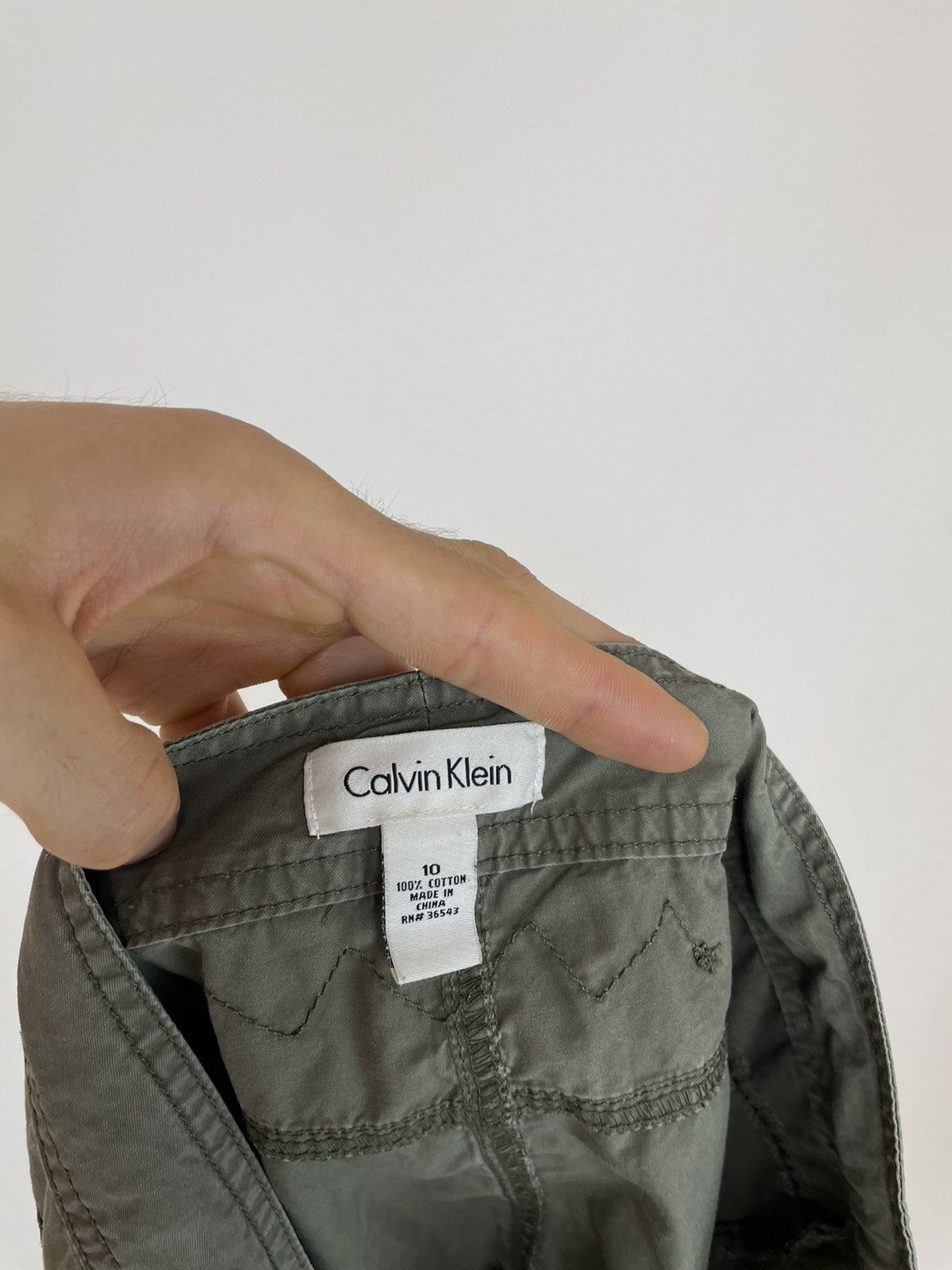 Calvin Klein Calvin Klein Cargo Mini Skirt Women’s Drawstring size 10 Size 32" / US 10 / IT 46 - 8 Thumbnail