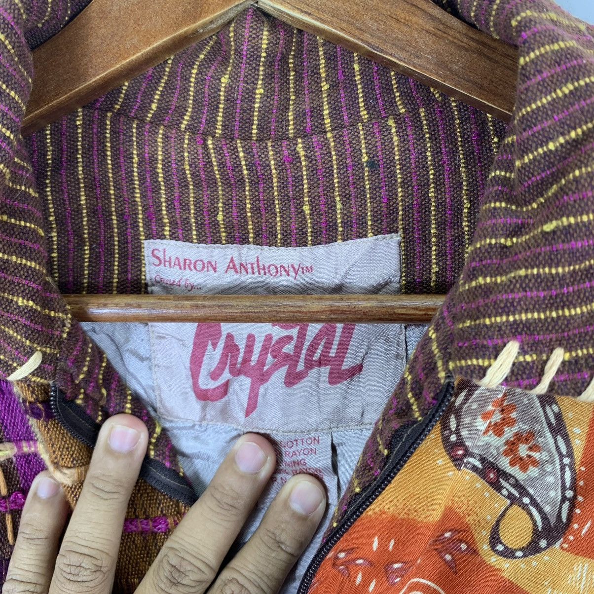 Designer × Native × Vintage VINTAGE SHARON ANTHONY CRYSTAL PATCH WORK JACKET Size M / US 6-8 / IT 42-44 - 10 Thumbnail