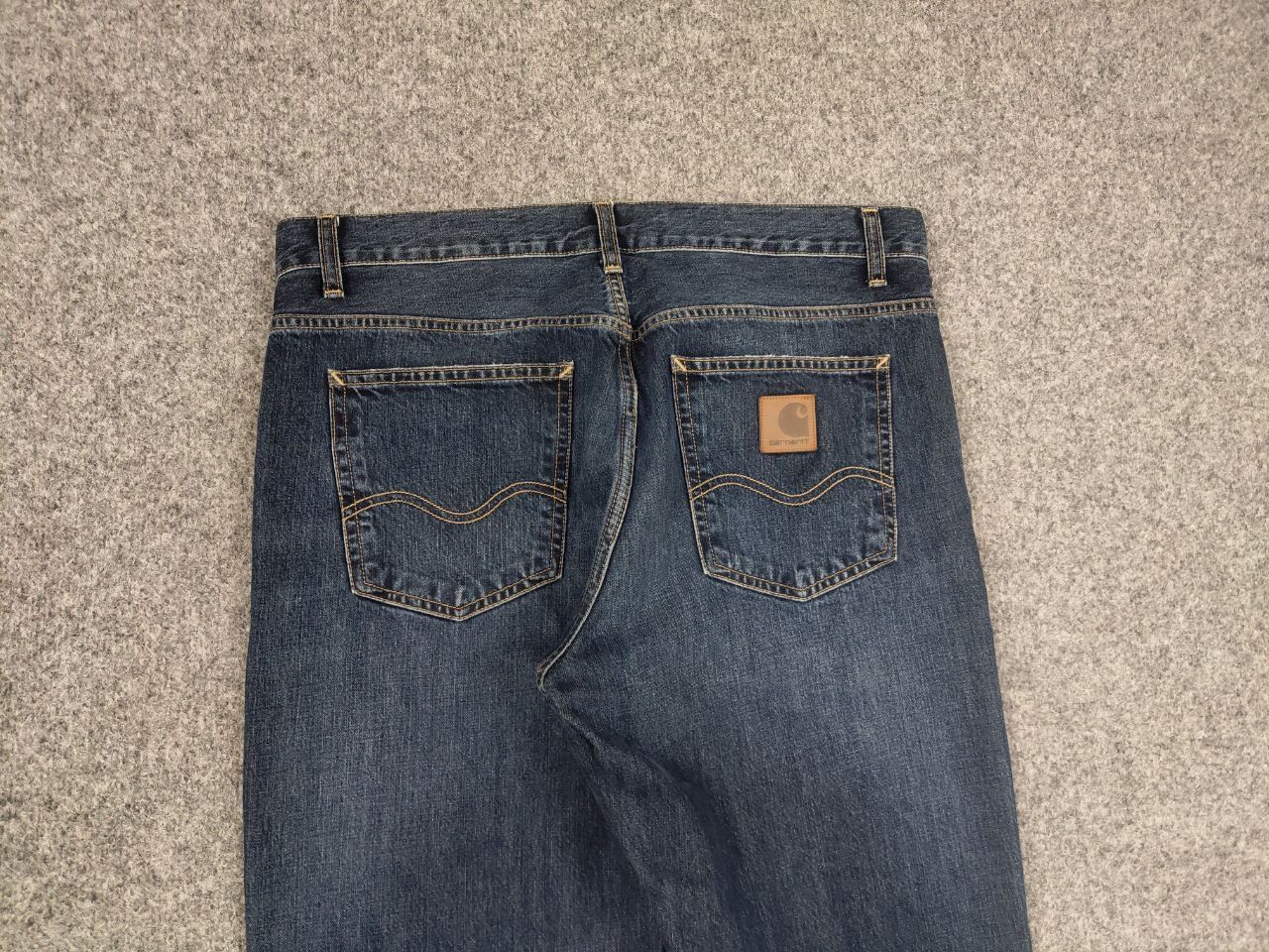 Carhartt Carhartt Texas pants Faded denim Vintage USA straight Style Size US 33 - 6 Thumbnail