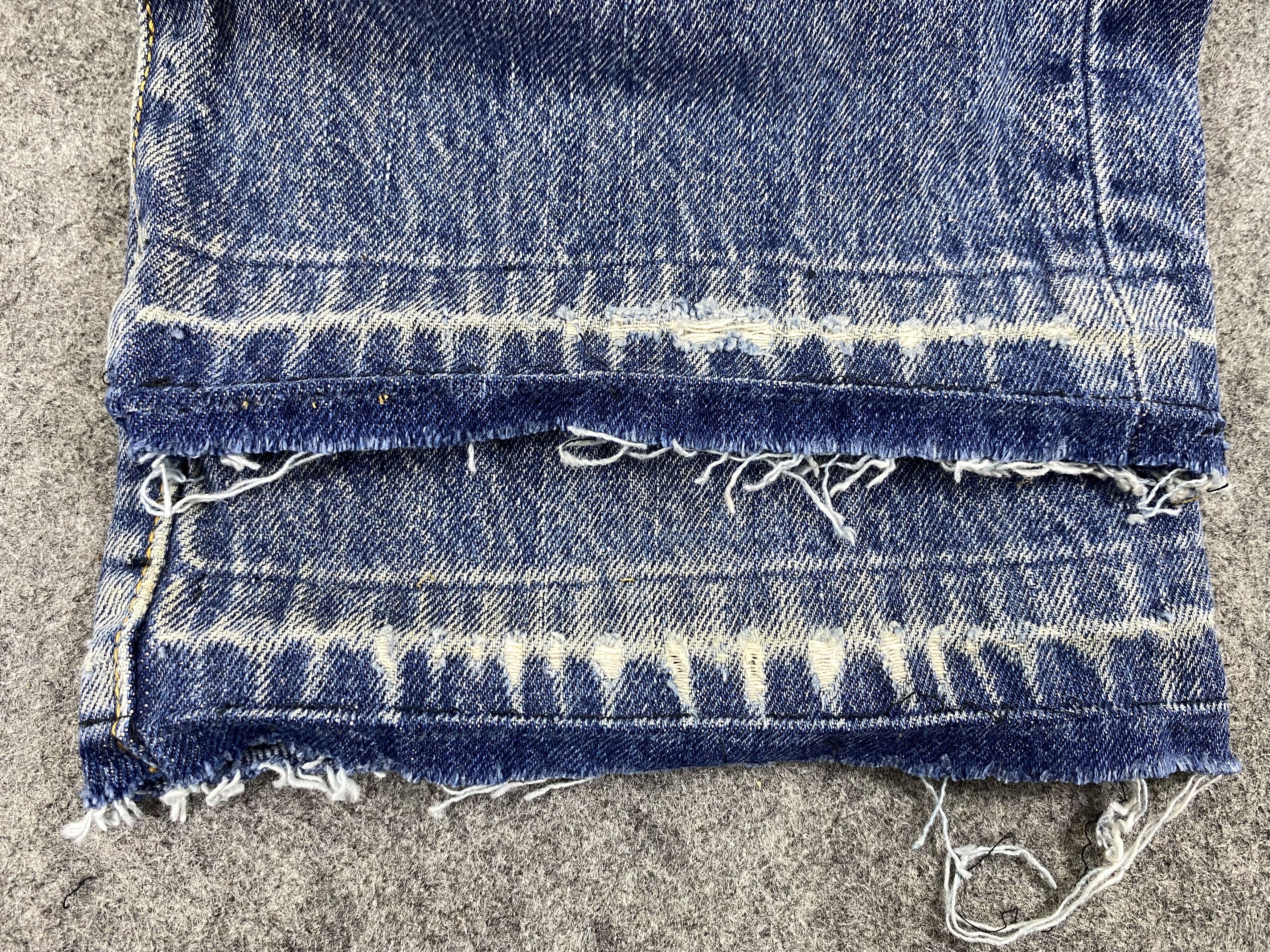Levi's Blue Distressed Vintage Levi's 501 Jeans 30x28 Denim -JN1163 Size US 30 / EU 46 - 12 Thumbnail