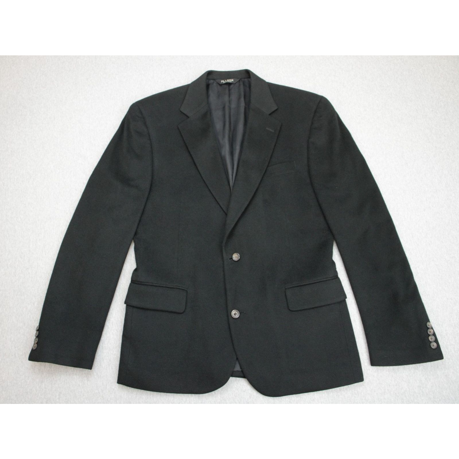 Jos. A. Bank Jos A Bank Blazer Mens 40L Black Cashmere Wool Sports Jacket Size 40L - 2 Thumbnail