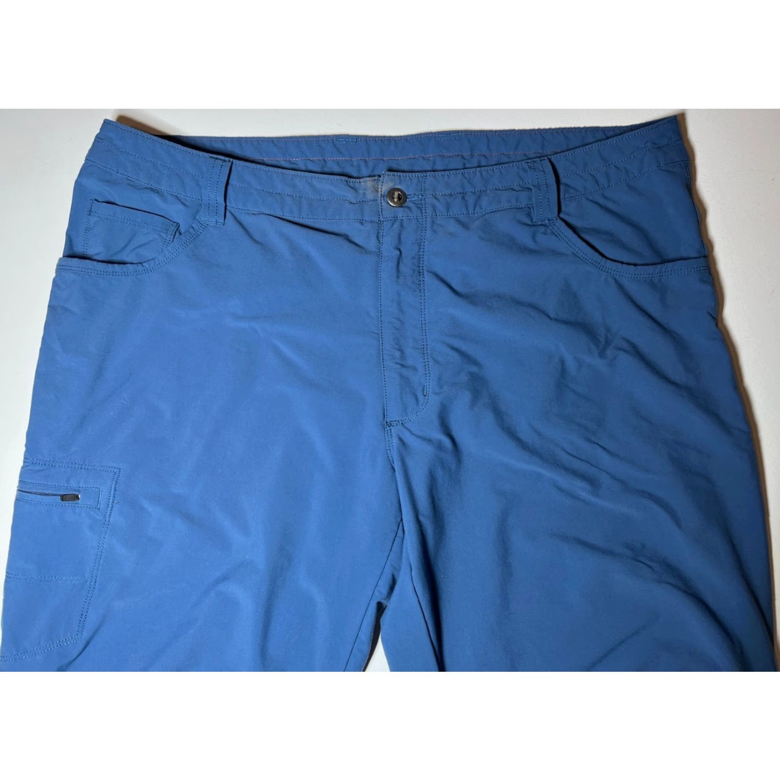 Patagonia Patagonia Men's Quandary Pants 40x30 Regular Blue Solid Hiking Style 55175 Outdoors Lightweight Pockets Men’s Jeans/Activewear Summer Spring Fall Size US 40 / EU 56 - 4 Thumbnail