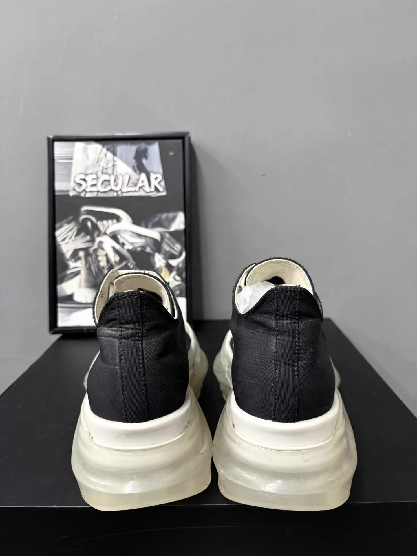 Rick Owens Rick Owens 20S Satin Low Ramones K34 Size US 6.5 / IT 36.5 - 7 Thumbnail