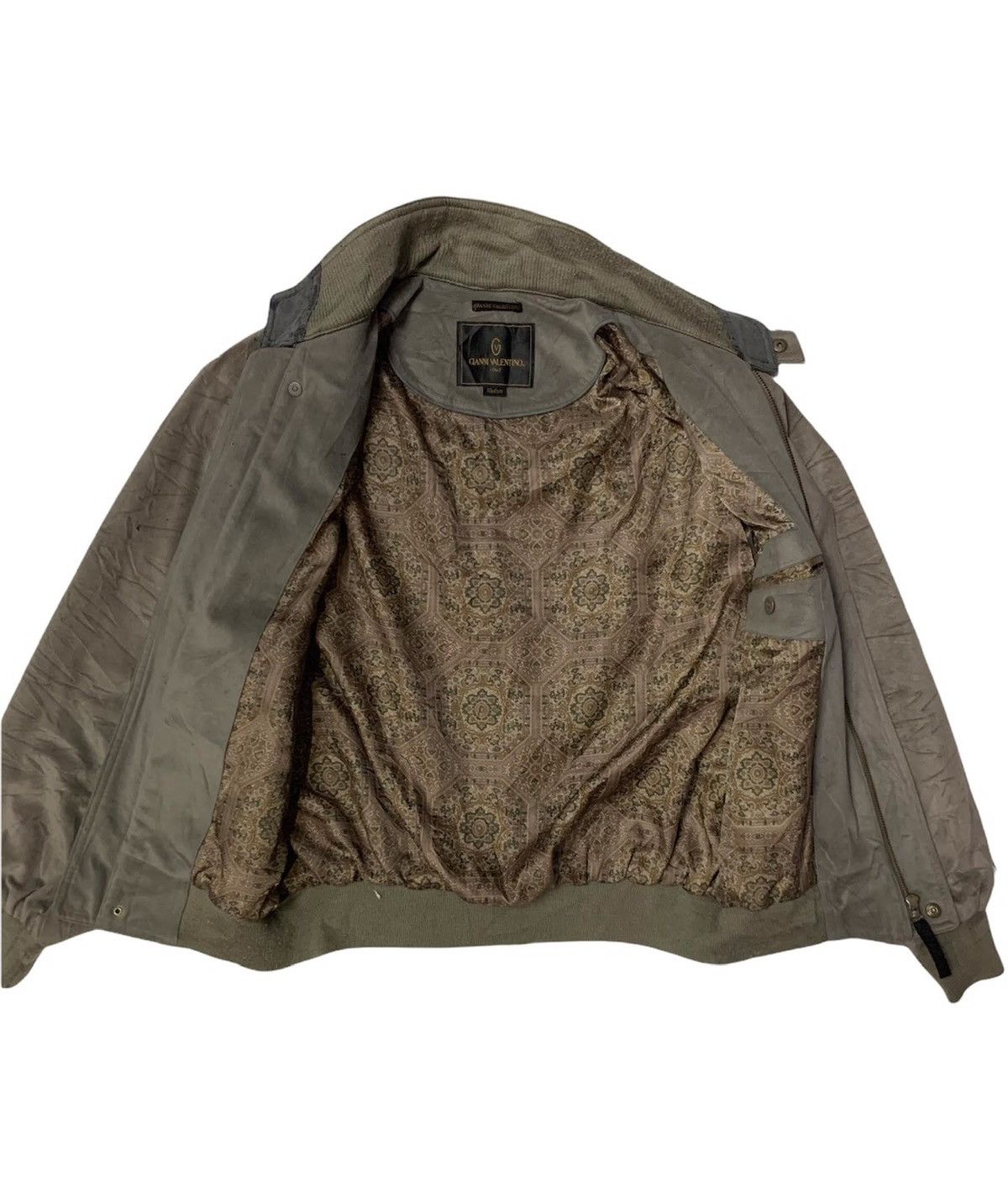 Japanese Brand × Vintage STEAL💥 VTG Gianni Valentino Bomber Jacket Size US M / EU 48-50 / 2 - 5 Thumbnail