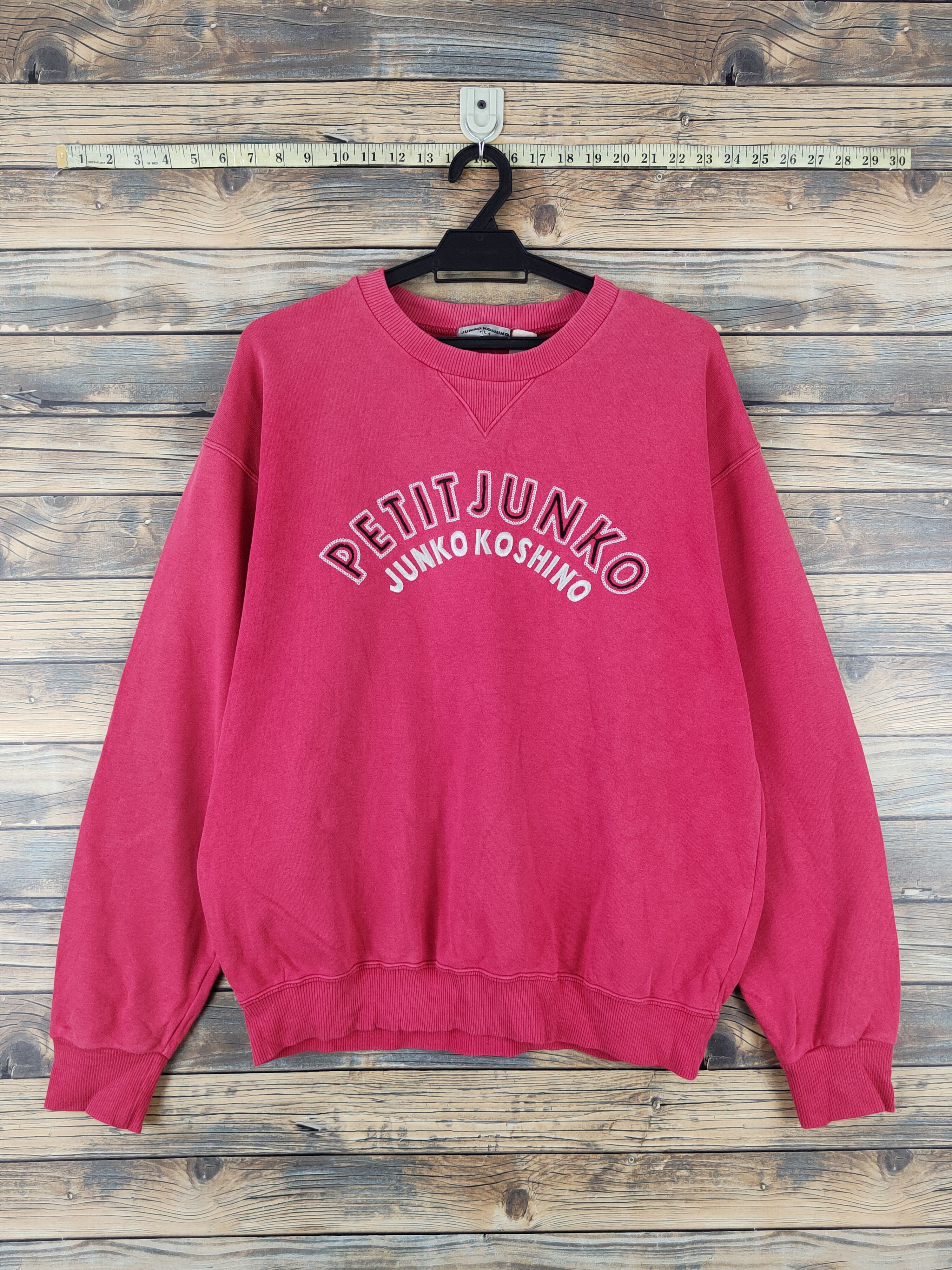 Mr. Junko DL Junko Koshino japan vintage Red Sweatshirts #546 Size US L / EU 52-54 / 3 - 1 Thumbnail