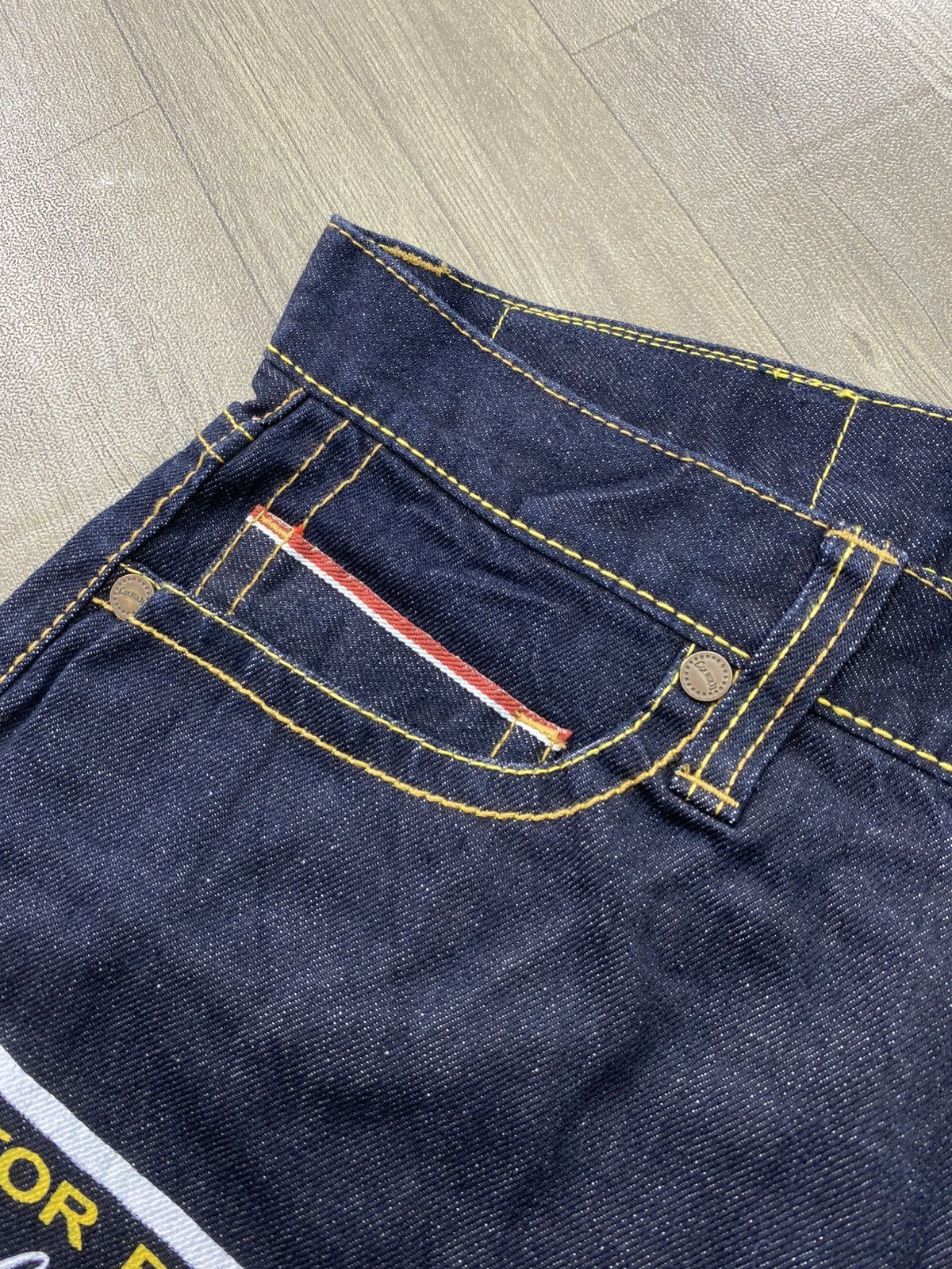 Hysteric Glamour Vintage CoandLu Japan Evisu Style Printed Selvedge Jeans Y2K Size US 34 / EU 50 - 10 Thumbnail