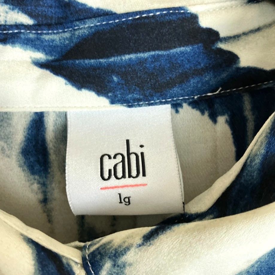 Vintage Cabi Blouse Blue White Moody Blues Long Sleeve Button Down L Size L / US 10 / IT 46 - 6 Thumbnail