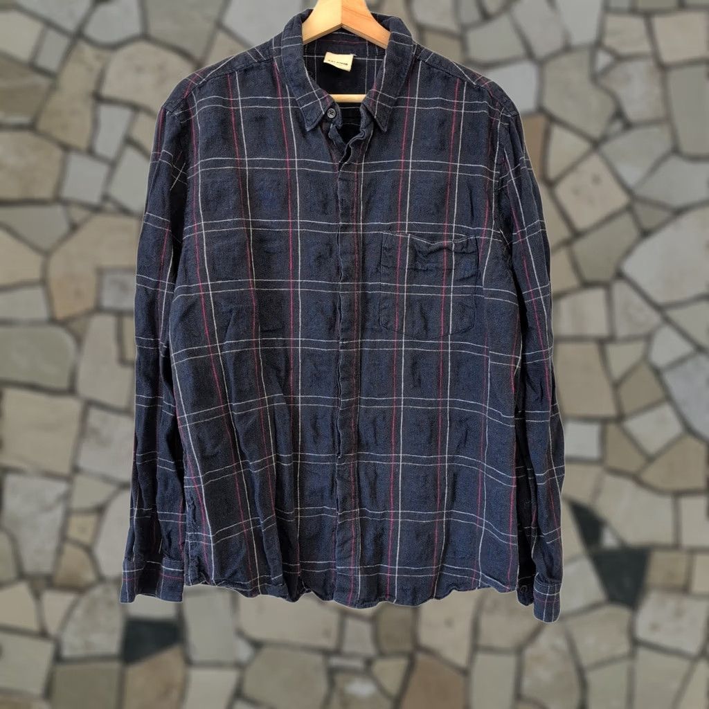 Vintage VINTAGE Baldwin Kansas City Flannel Shirt XL Mens Red Navy White Plaid Linen Cotton Del Norte? Size US XL / EU 56 / 4 - 1 Thumbnail