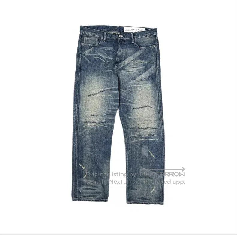 Neighborhood Neighborhood size XL Wolverine Slash Washed Denim Jeans Size US 27 - 1 Thumbnail