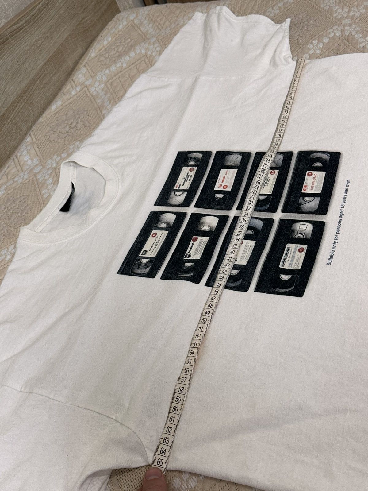Vintage 🔥 80s Movie Robocup Die Hard Aliens Evil Dead Thing T Shirt Size US XXL / EU 58 / 5 - 9 Thumbnail