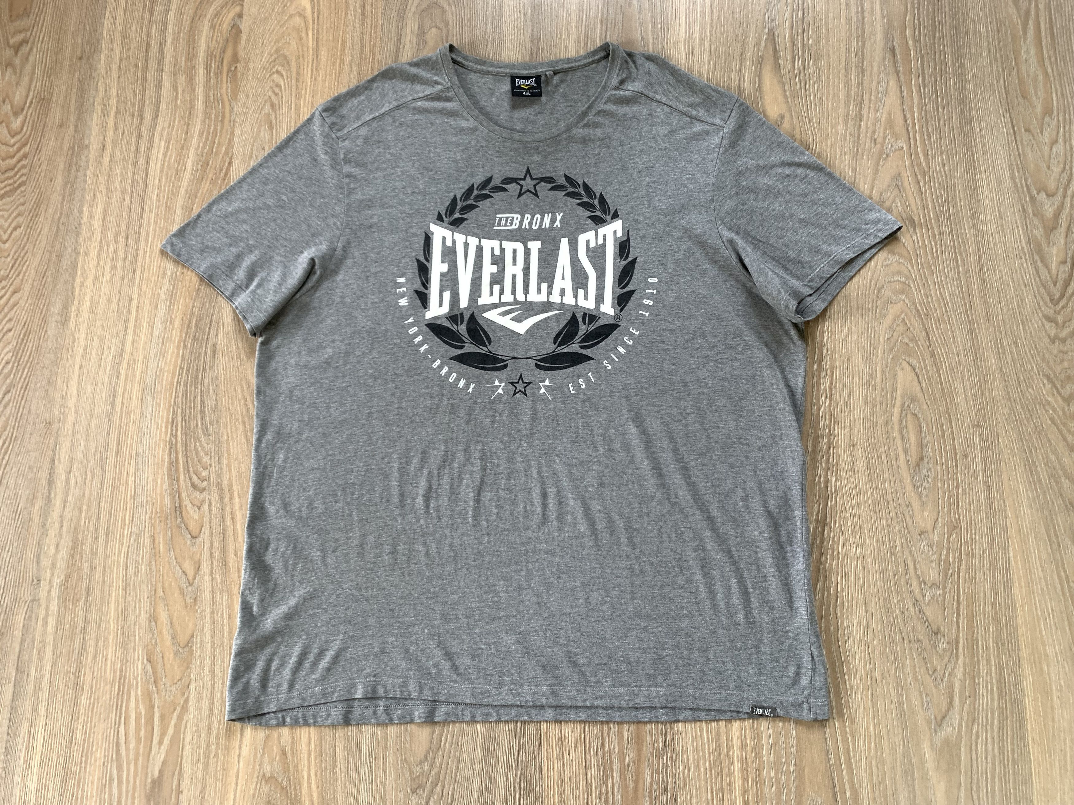 Everlast Everlast Grey Printed T Shirt Size US XXL / EU 58 / 5 - 3 Thumbnail