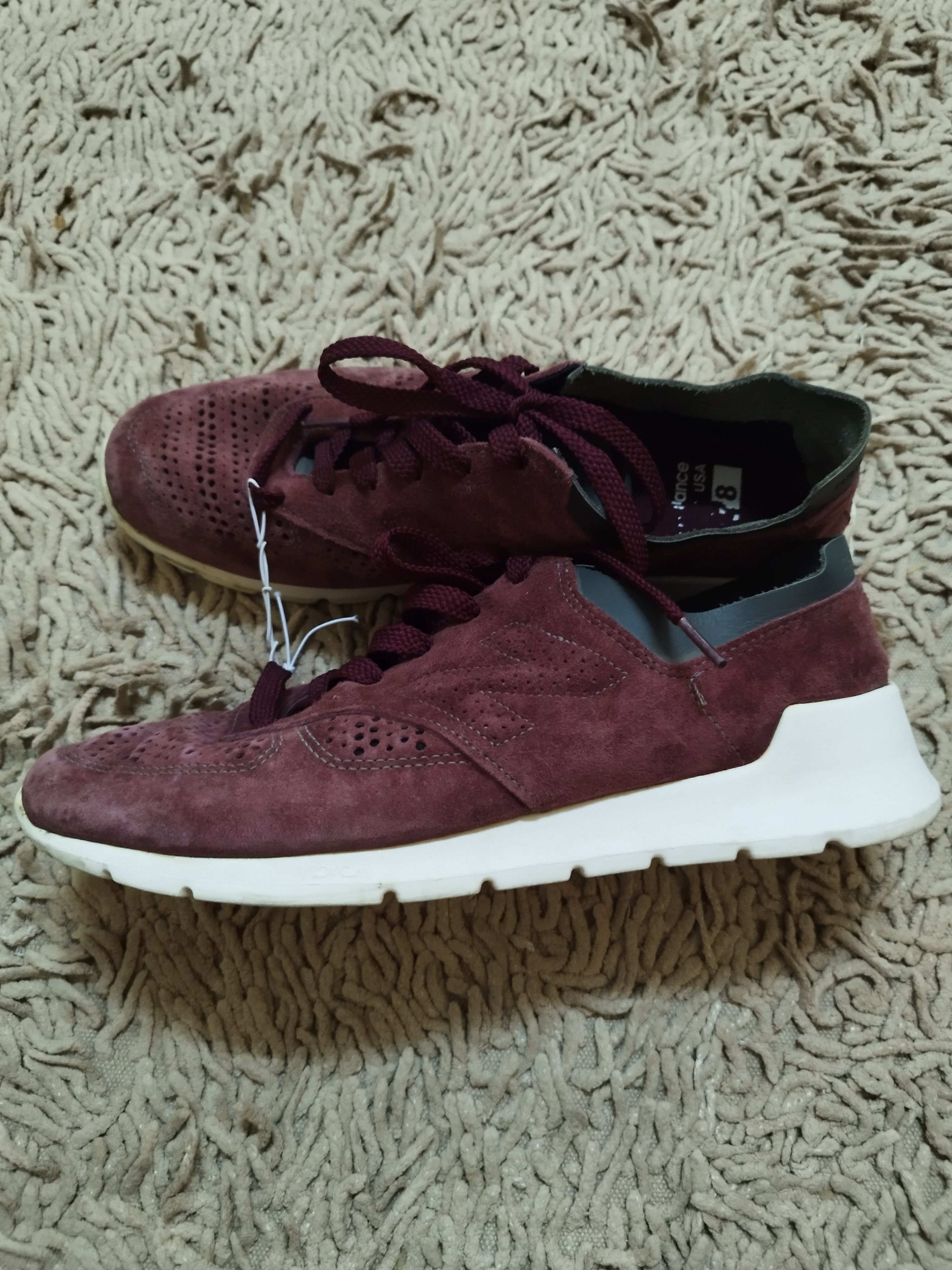 New Balance Vintage New Balance M1978BN Burgundy Size US 8 / EU 41 - 2 Thumbnail