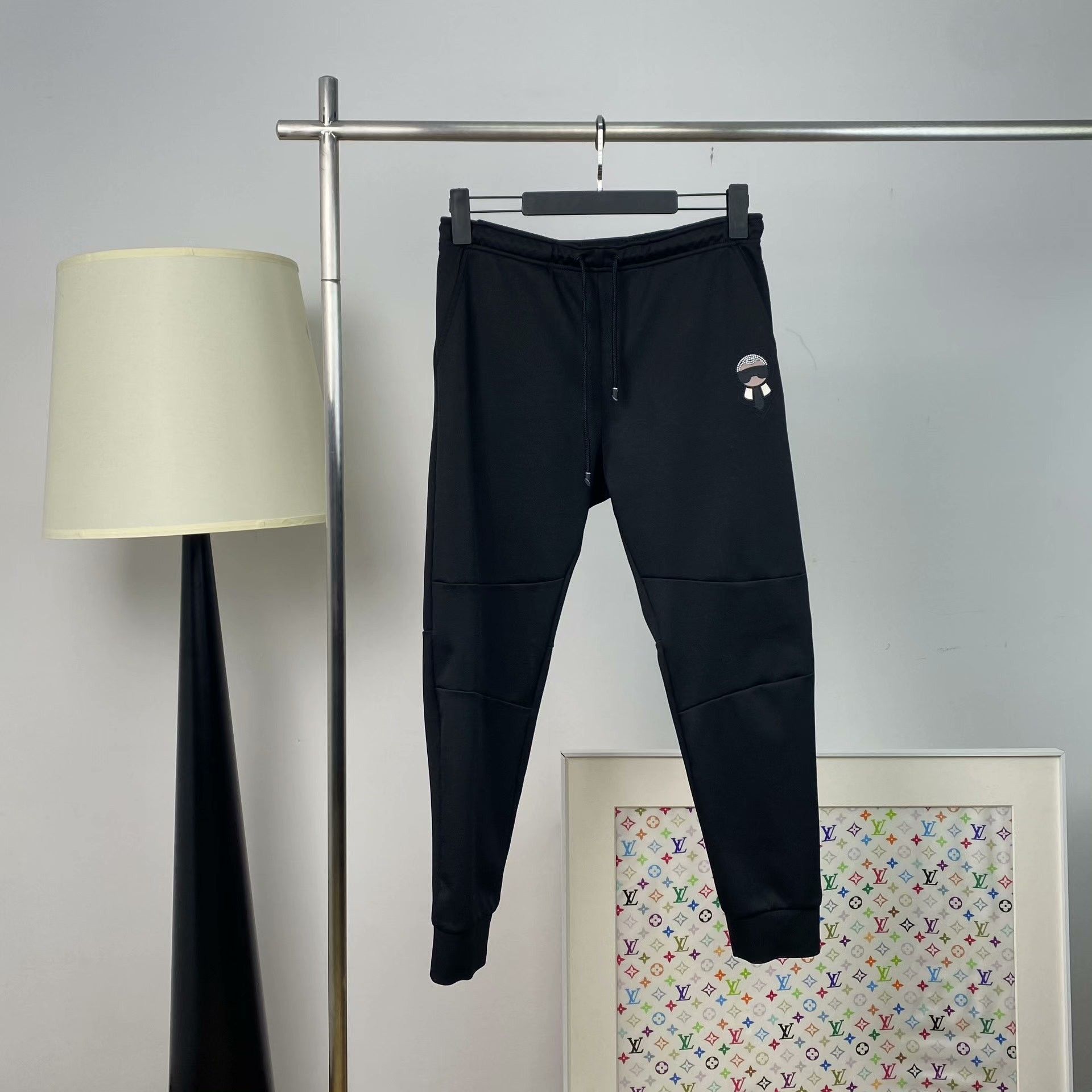 Fendi Fendi Embroidered Black Casual Pants 36 Men Size US 36 / EU 52 - 1 Thumbnail