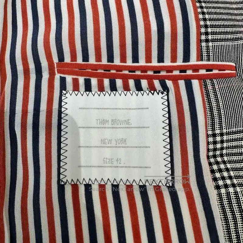 Thom Browne Thom Browne Color-Block Long Sleeve Coat for Men . Size US M / EU 48-50 / 2 - 9 Thumbnail
