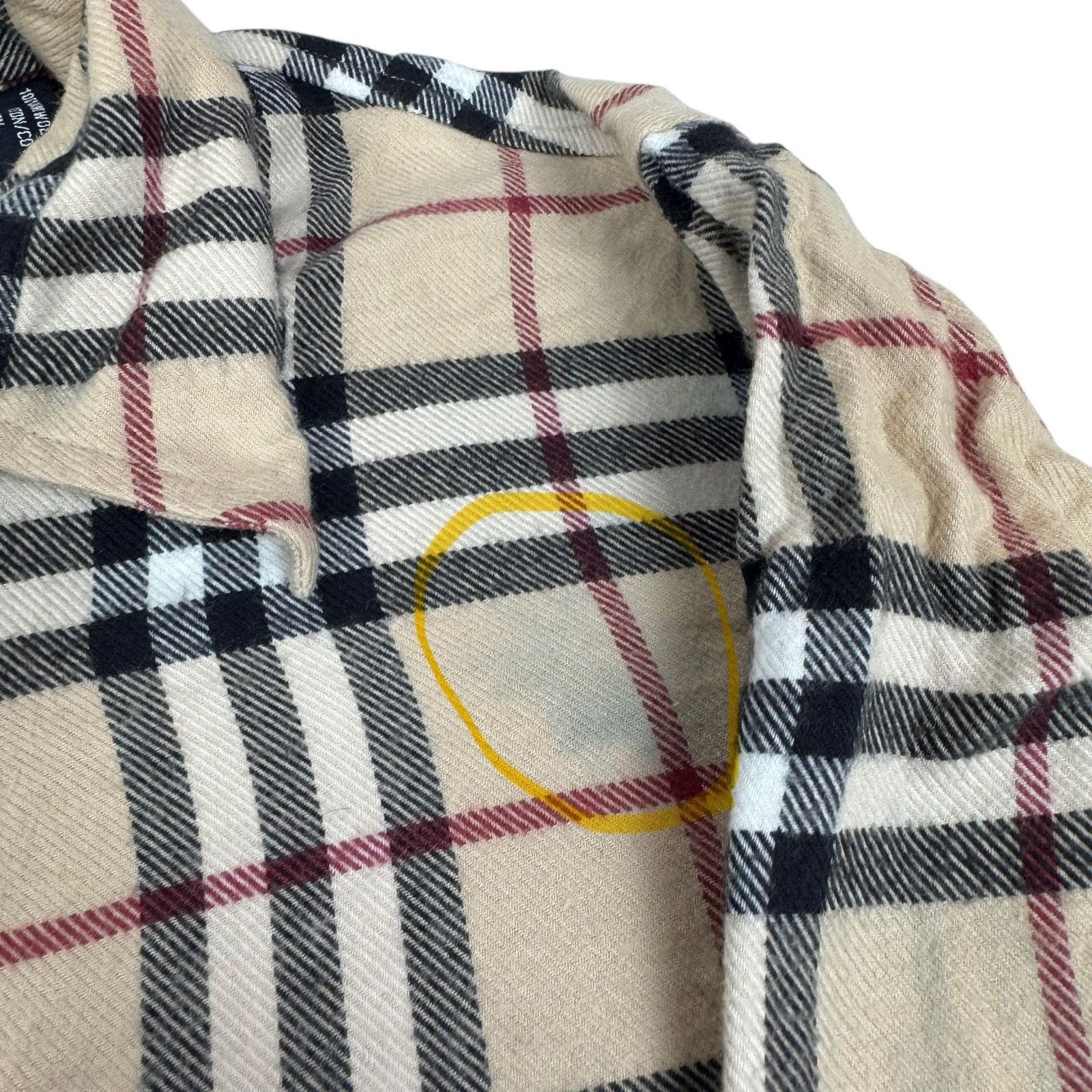 Burberry × Japanese Brand Burberry Beige Nova Check Cotton Long Sleeve Shirt Size M / US 6-8 / IT 42-44 - 5 Thumbnail