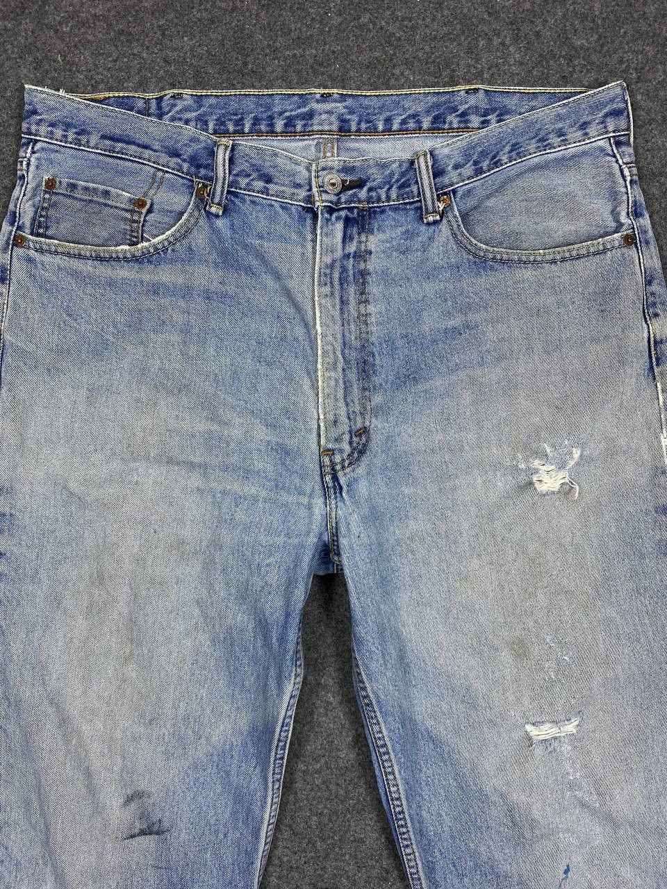 Levi's levis 550 distressed denim nice design Size US 40 / EU 56 - 10 Thumbnail