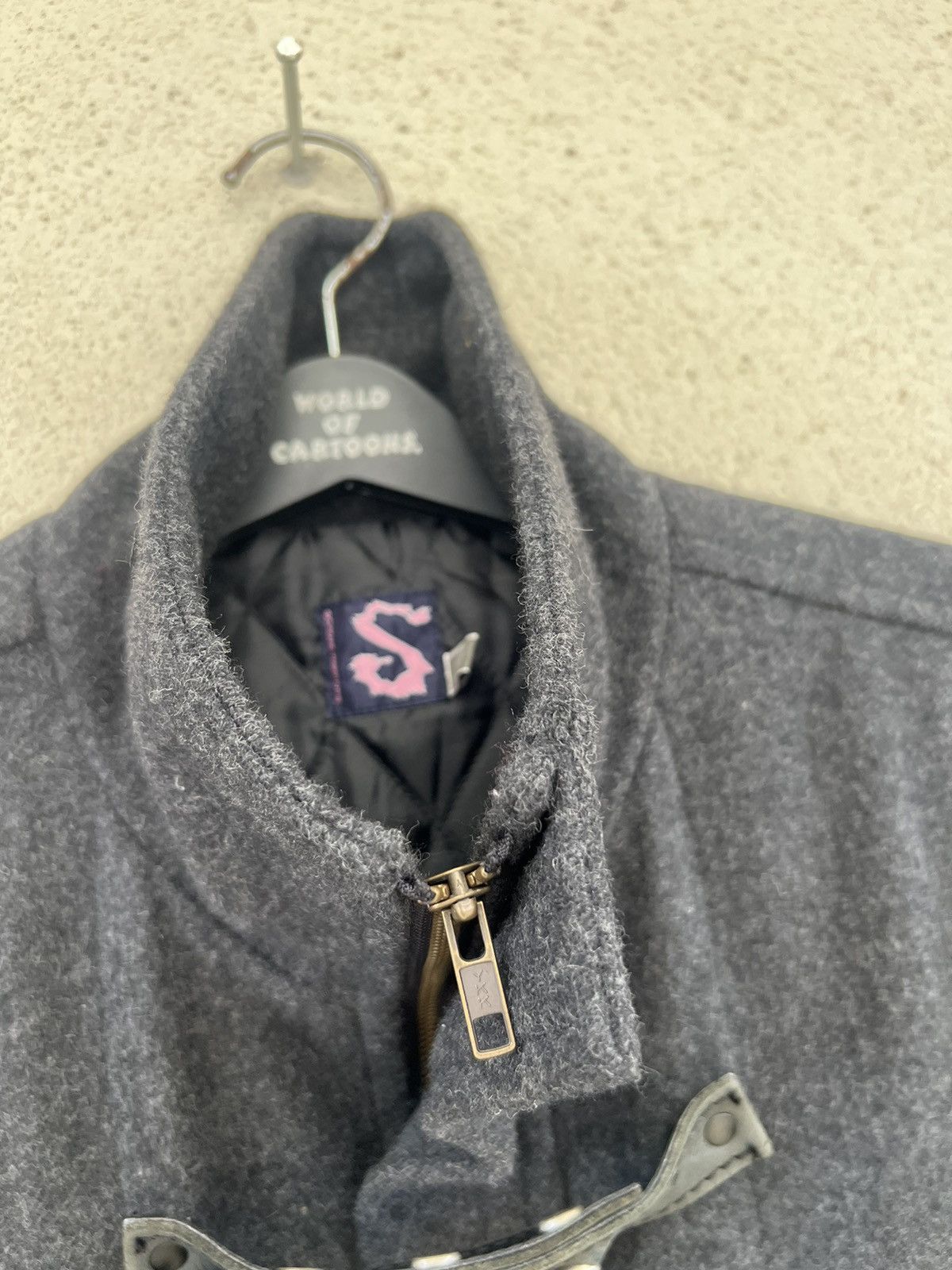 Vintage Vintage 90s Scheme Warriors Japan Wool Coat Bondage Jacket Size US M / EU 48-50 / 2 - 7 Thumbnail