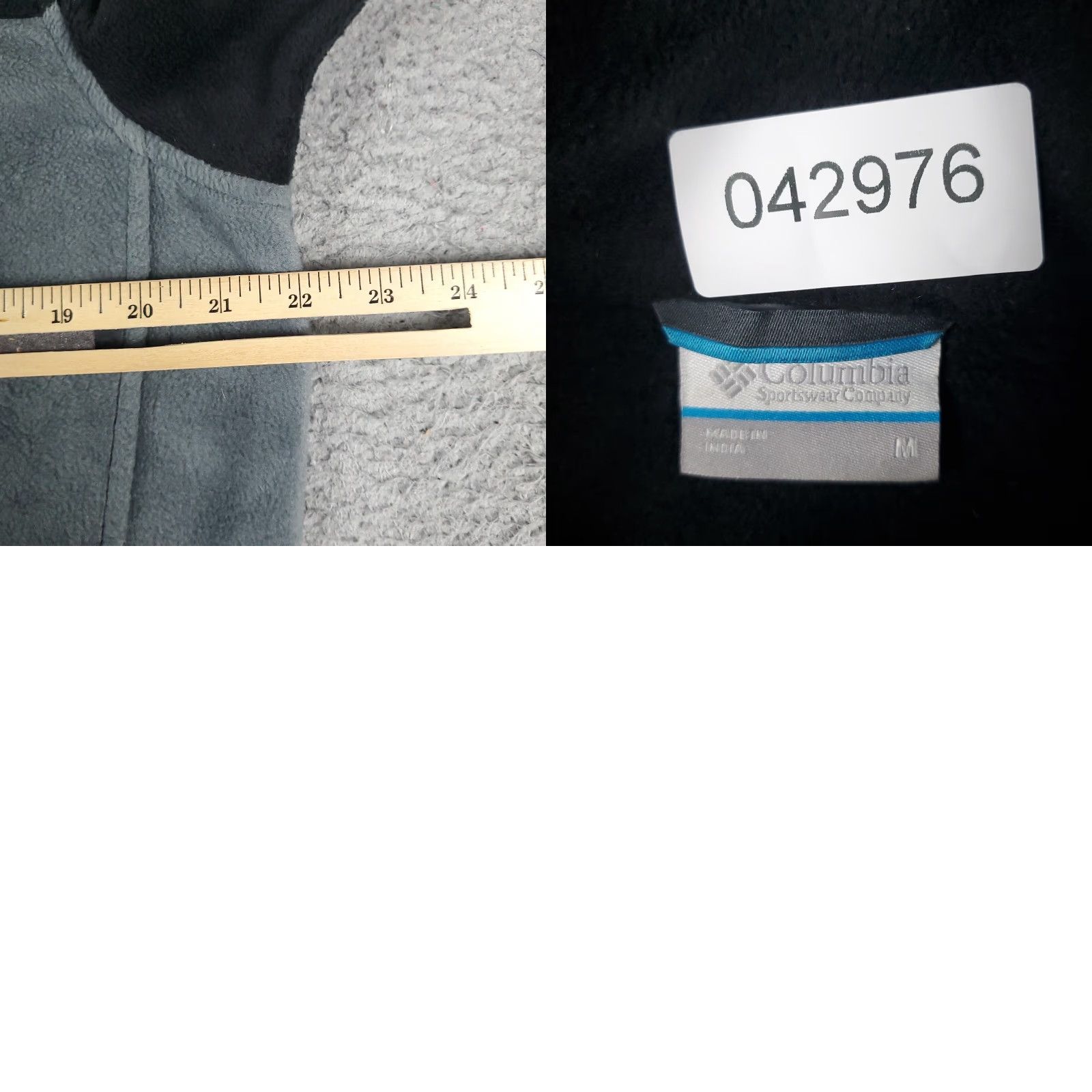 Vintage Columbia Fleece Jacket Mens Medium Gray Full Zip Casual Outdoor Winter Size US M / EU 48-50 / 2 - 8 Thumbnail