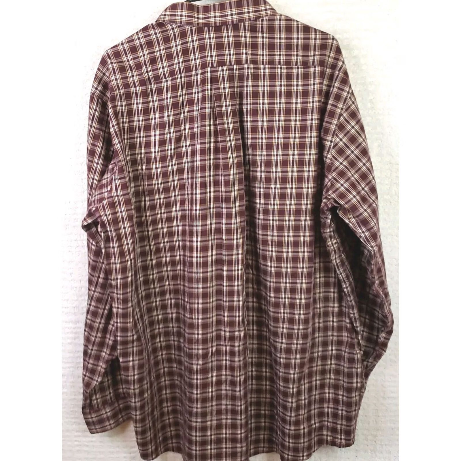Vintage VINTAGE L.L. Bean Plaid Button-Up Shirt Men XL Tall Traditional Fit XLT Size US XL / EU 56 / 4 - 6 Thumbnail