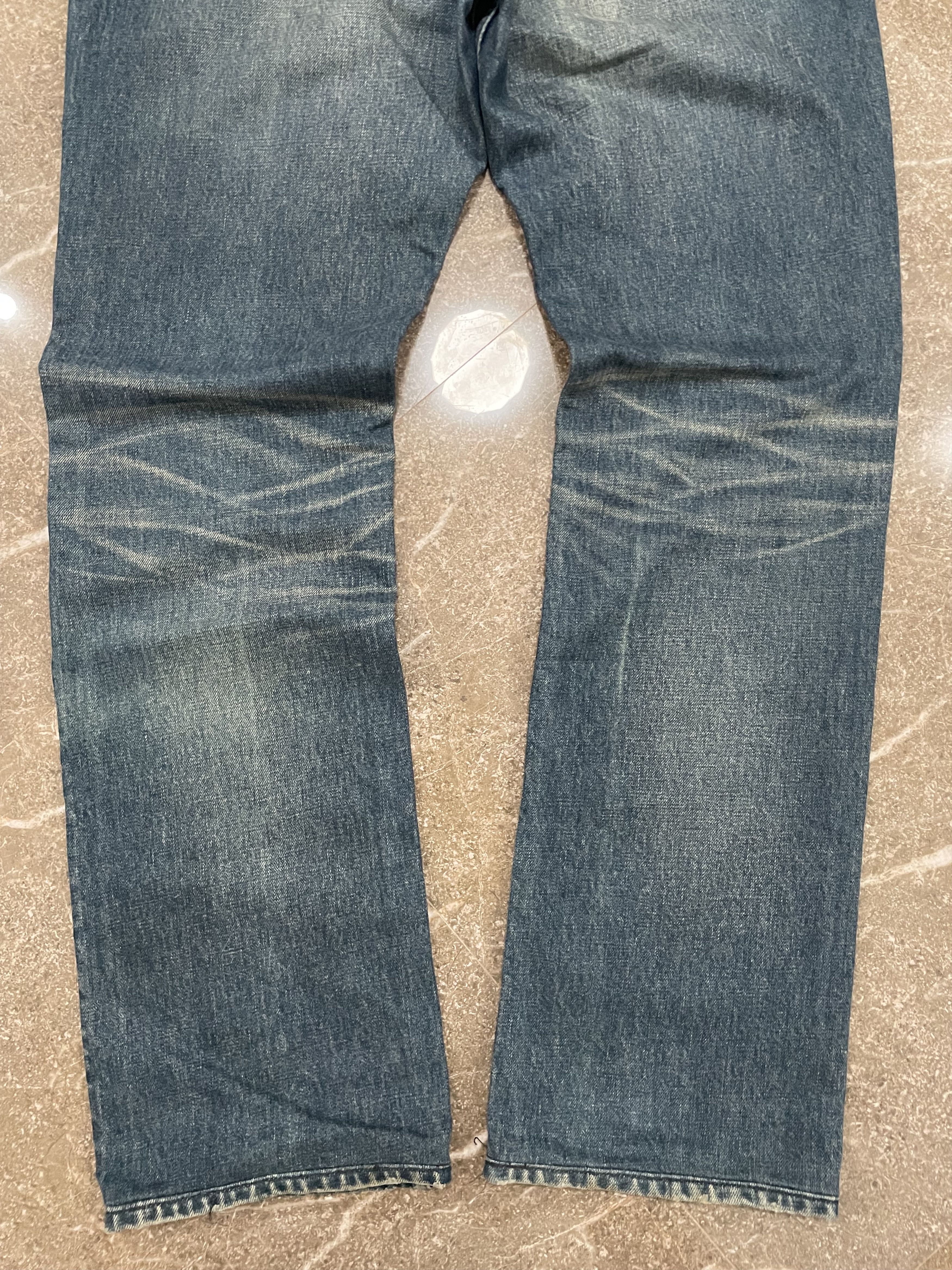 roarguns Roarguns Swarovski Shield Logo Denim Jeans Size US 33 - 13 Thumbnail