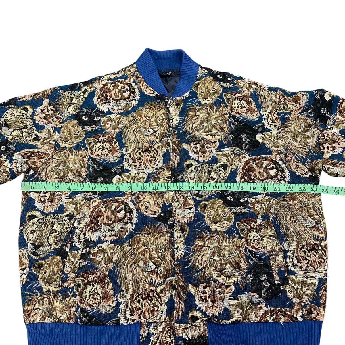 Japanese Brand Vintage Goblan Panther Lion Full Print Bomber Jacket Size US L / EU 52-54 / 3 - 15 Thumbnail