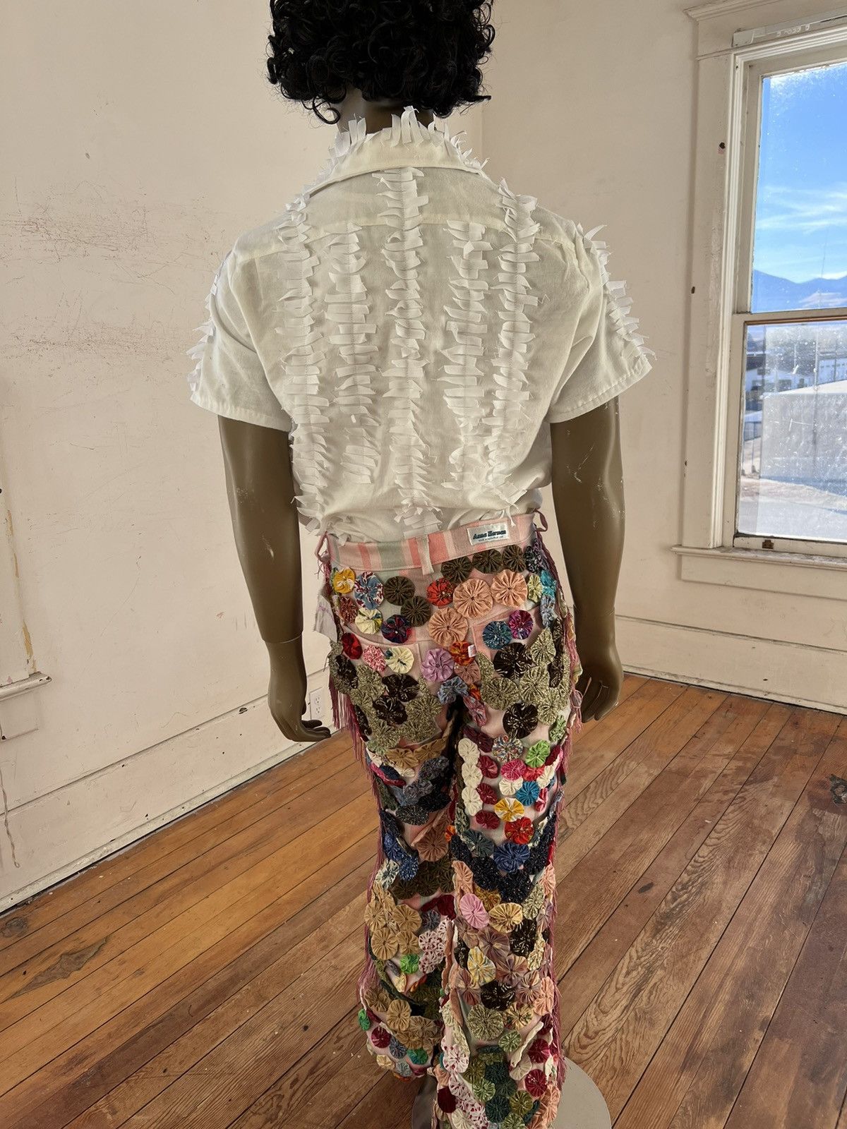 Other Matching set Donut Bell Pants Slouche Tab shirt L w 33” Size 42R - 3 Thumbnail