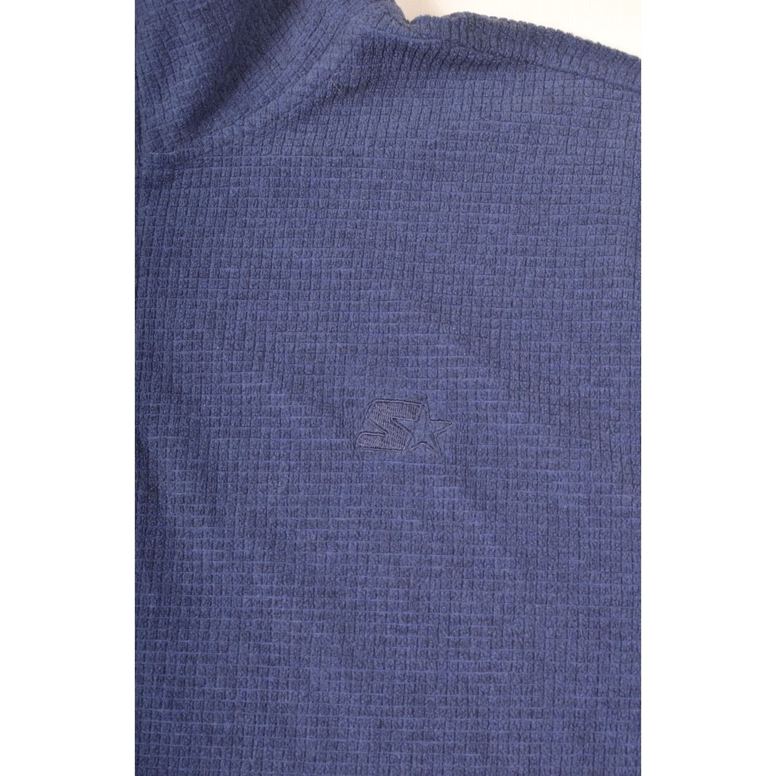Starter Starter Vintage Blue Waffle Fleece Jacket XL Men Jordan Made in Jordan RM32Y039N Size XL Blue Size US XL / EU 56 / 4 - 2 Thumbnail