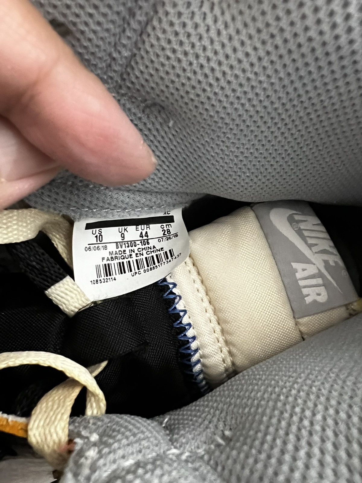Jordan Brand × Union LA Jordan 1 Retro High Union Los Angeles Black Toe Size US 10 / EU 43 - 5 Thumbnail