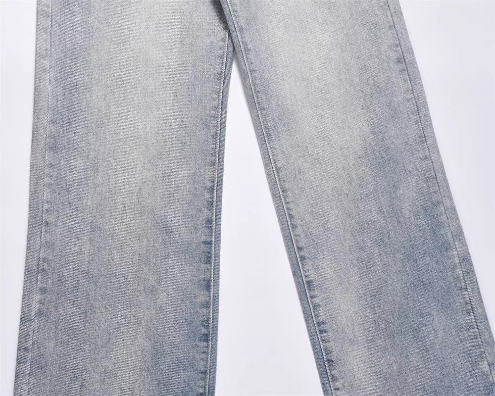 Japanese Brand × Jean Men's all-match loose washed straight jeans Size US 32 / EU 48 - 6 Thumbnail