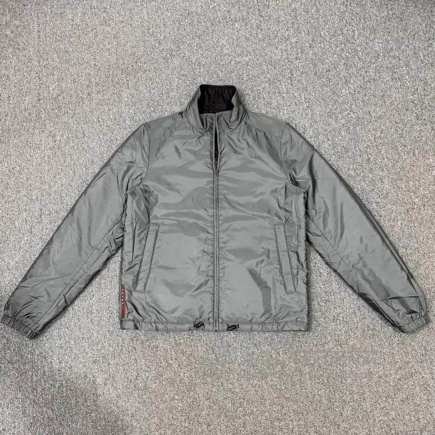 Prada Black Lightweight Zip-Up Jacket Size S. Size US S / EU 44-46 / 1 - 2 Thumbnail