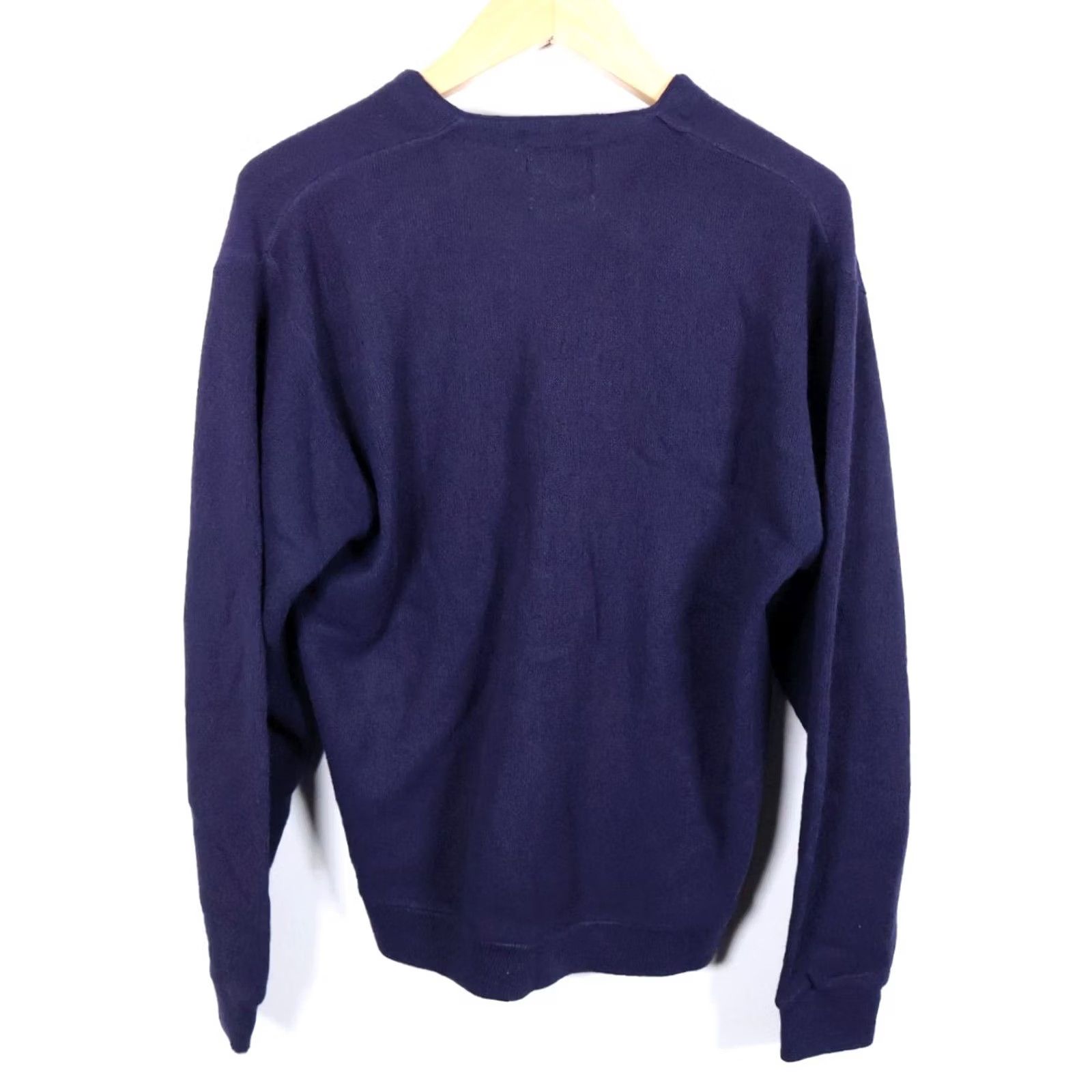 Vintage VINTAGE Grandpa Style Cardigan King Sportswear Sweater Men's Large Dark Blue VTG Size US L / EU 52-54 / 3 - 2 Thumbnail