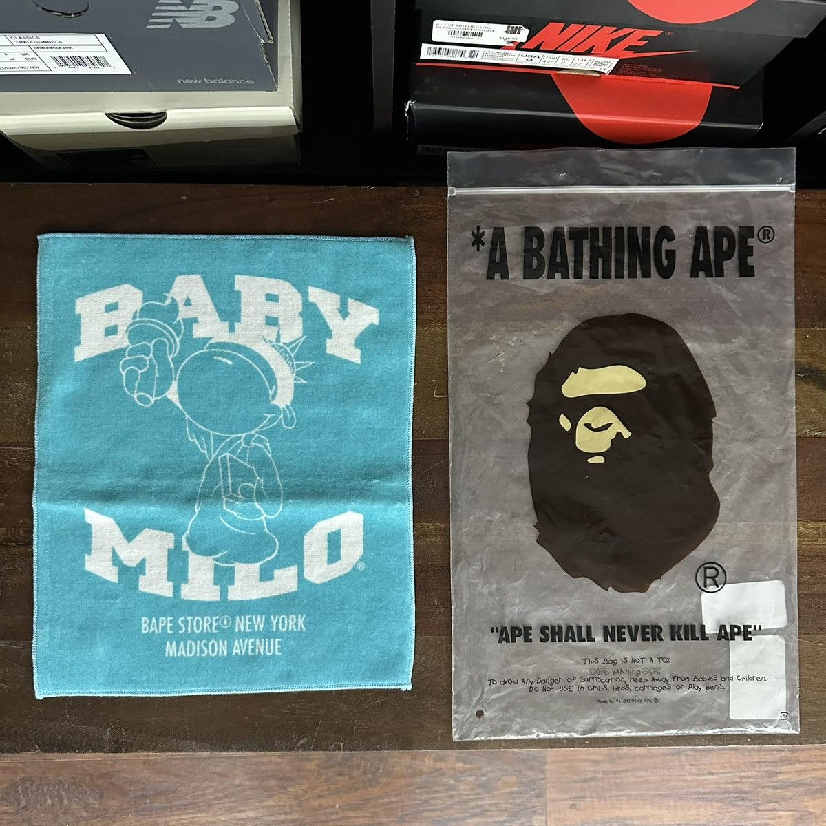 Bape A Bathing Ape Baby Milo NYC Hand Towel Size ONE SIZE - 1 Preview