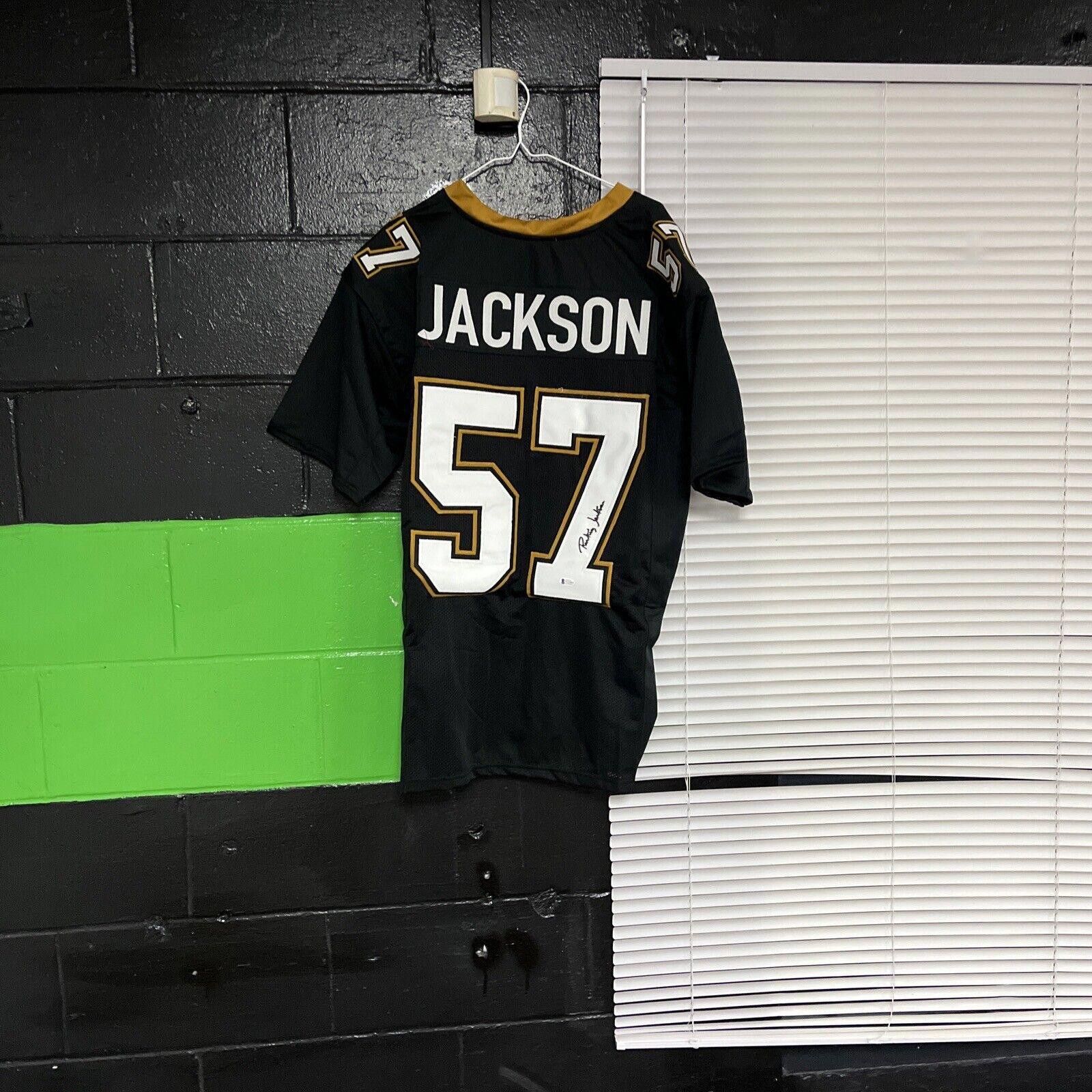 Designer Rickey Jackson - SIGNED Custom New Orleans Saints Jersey Size US XXL / EU 58 / 5 - 1 Thumbnail