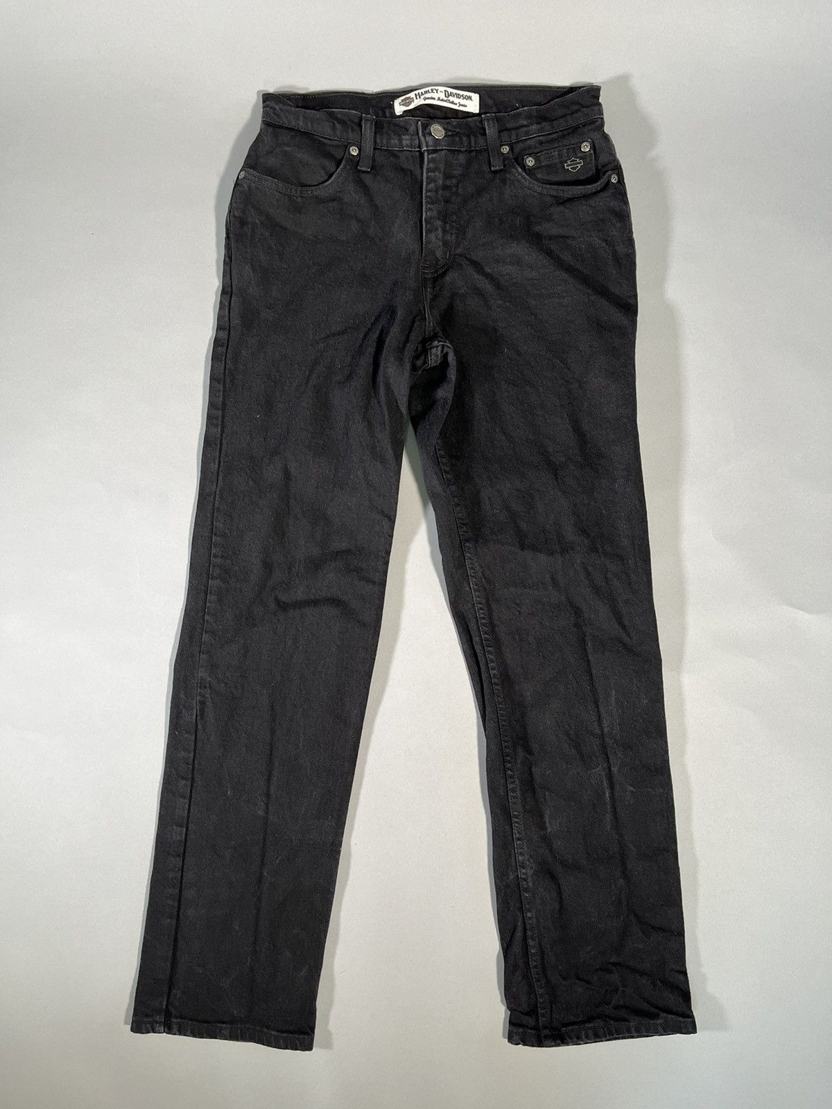 Harley Davidson Black Harley Davidson Motorcycle Jeans Size 30" / US 8 / IT 44 - 2 Thumbnail