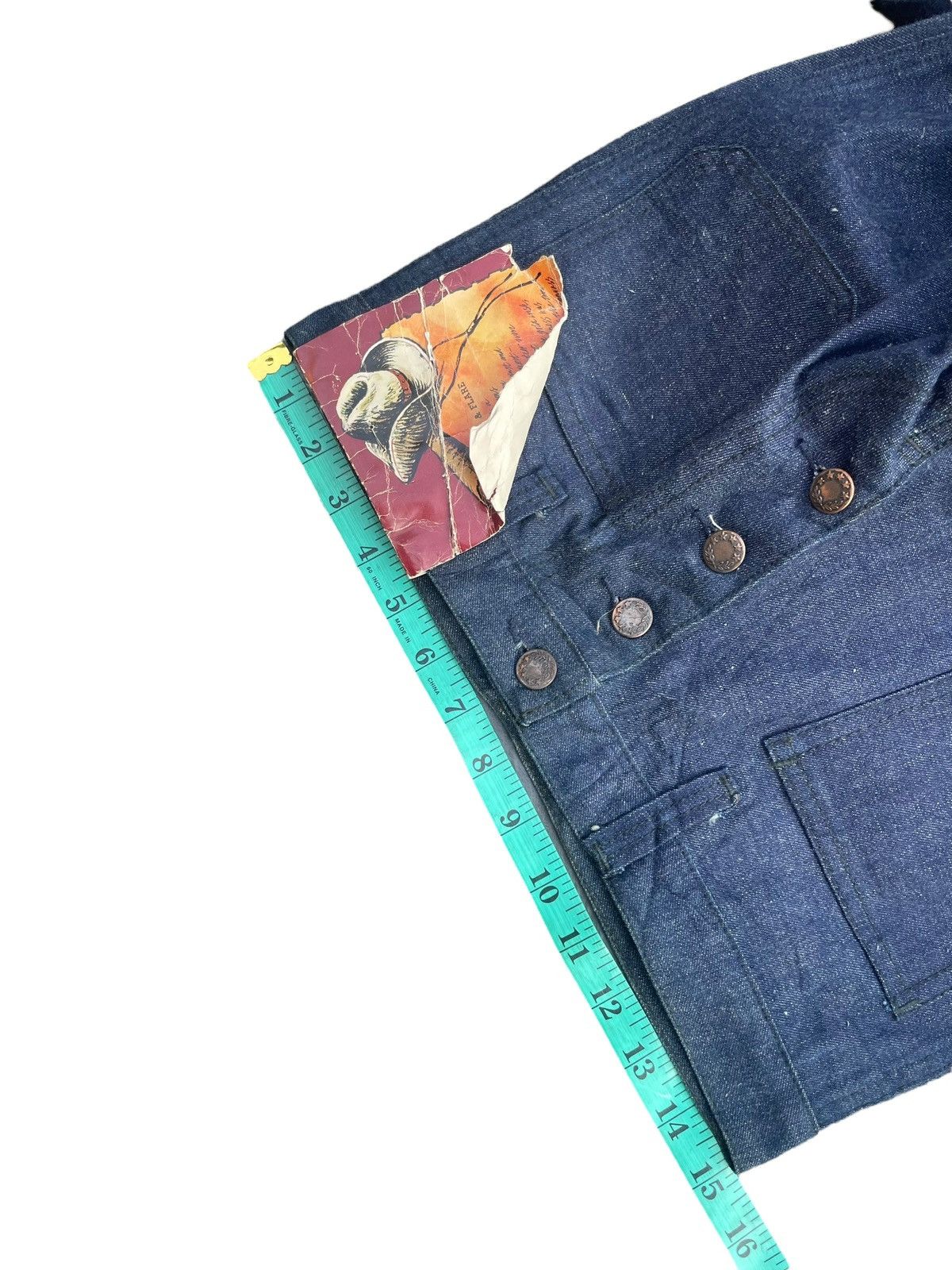 Japanese Brand × Vintage Vintage Deadstock Cosmo Flare Denim Size US 30 / EU 46 - 7 Thumbnail