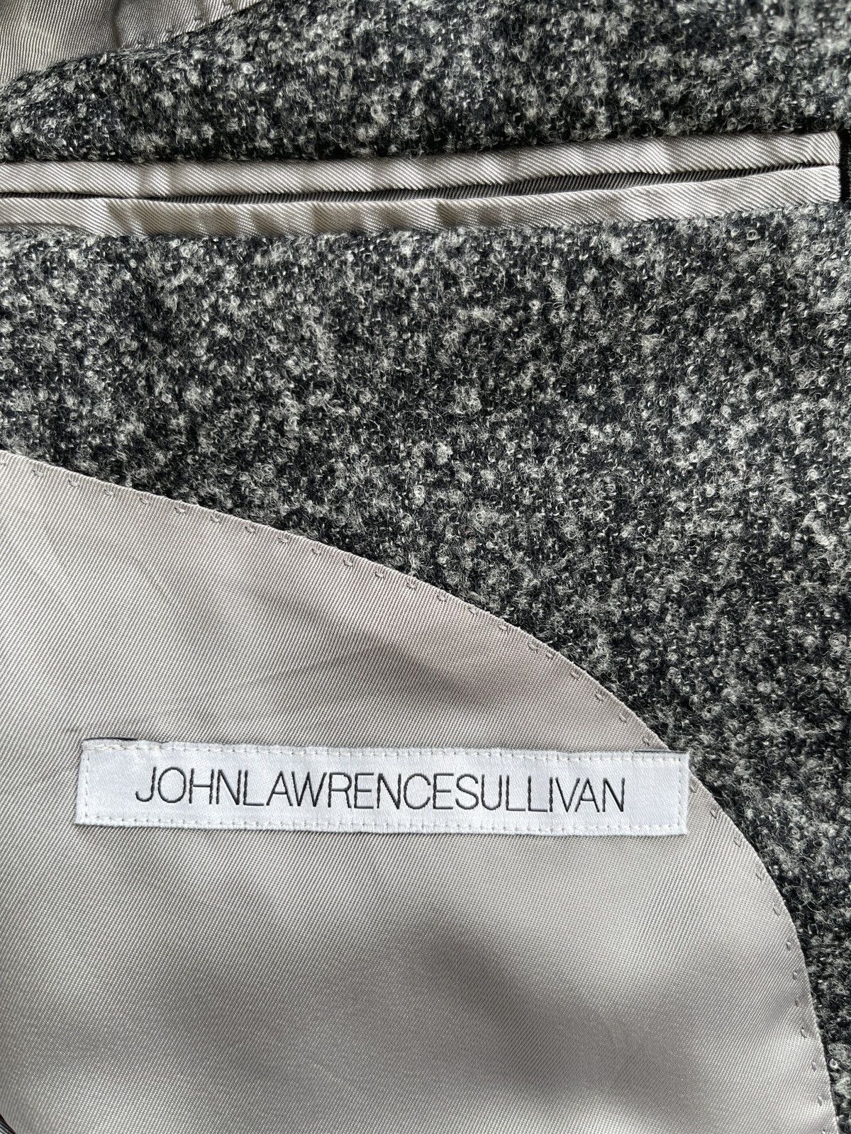 JOHN LAWRENCE SULLIVAN AW15 Wool Blend Coat Grey Size 38S - 4 Thumbnail