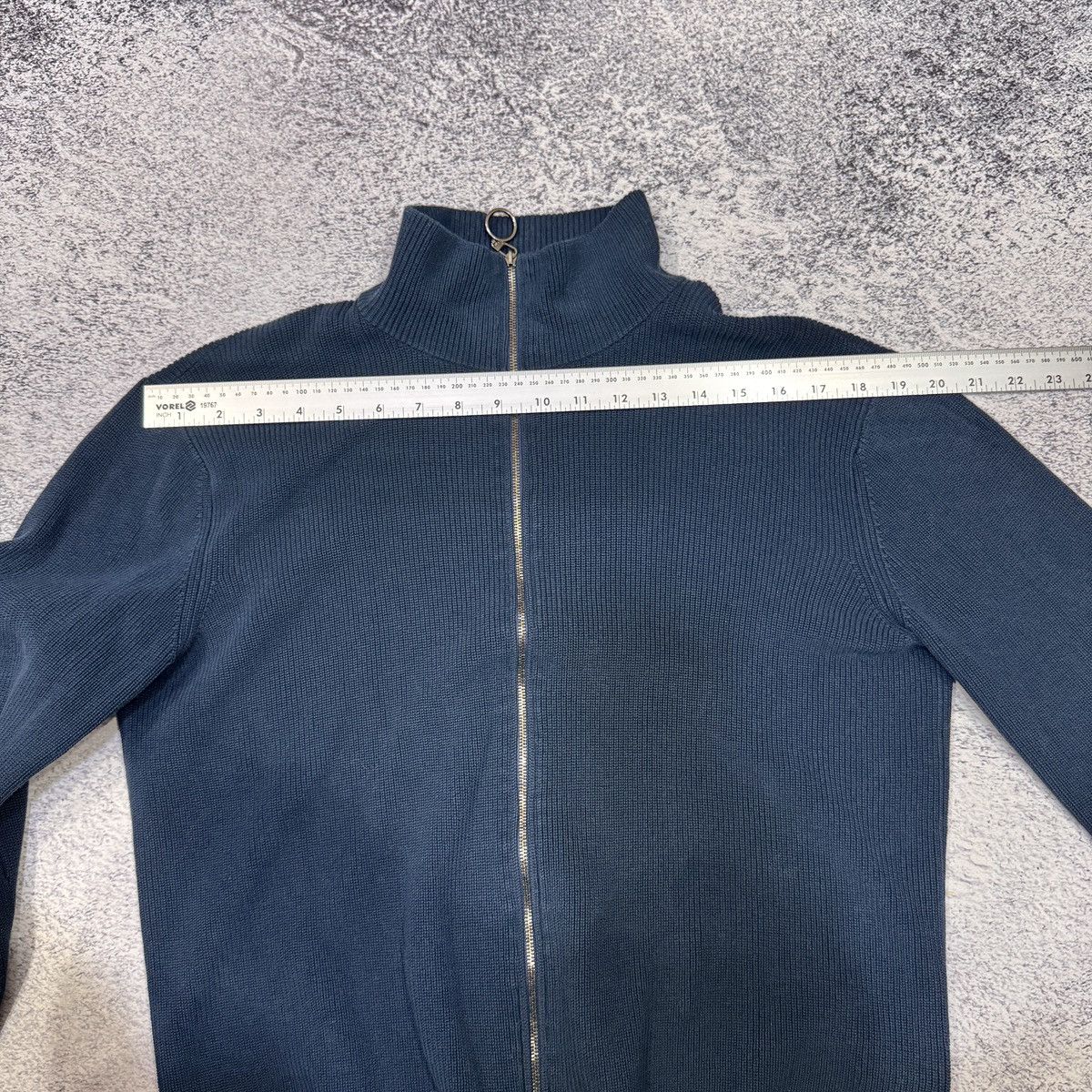 Other Kangra Italy Full Zip Cotton Cardigan Sweater Blue M size Size US M / EU 48-50 / 2 - 13 Thumbnail