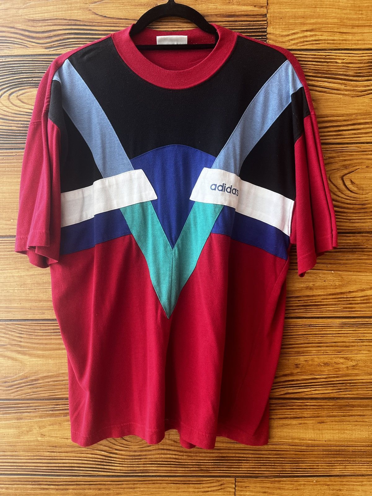 Adidas Adidas T-Shirt Vintage Retro 90s Size US L / EU 52-54 / 3 - 1 Thumbnail
