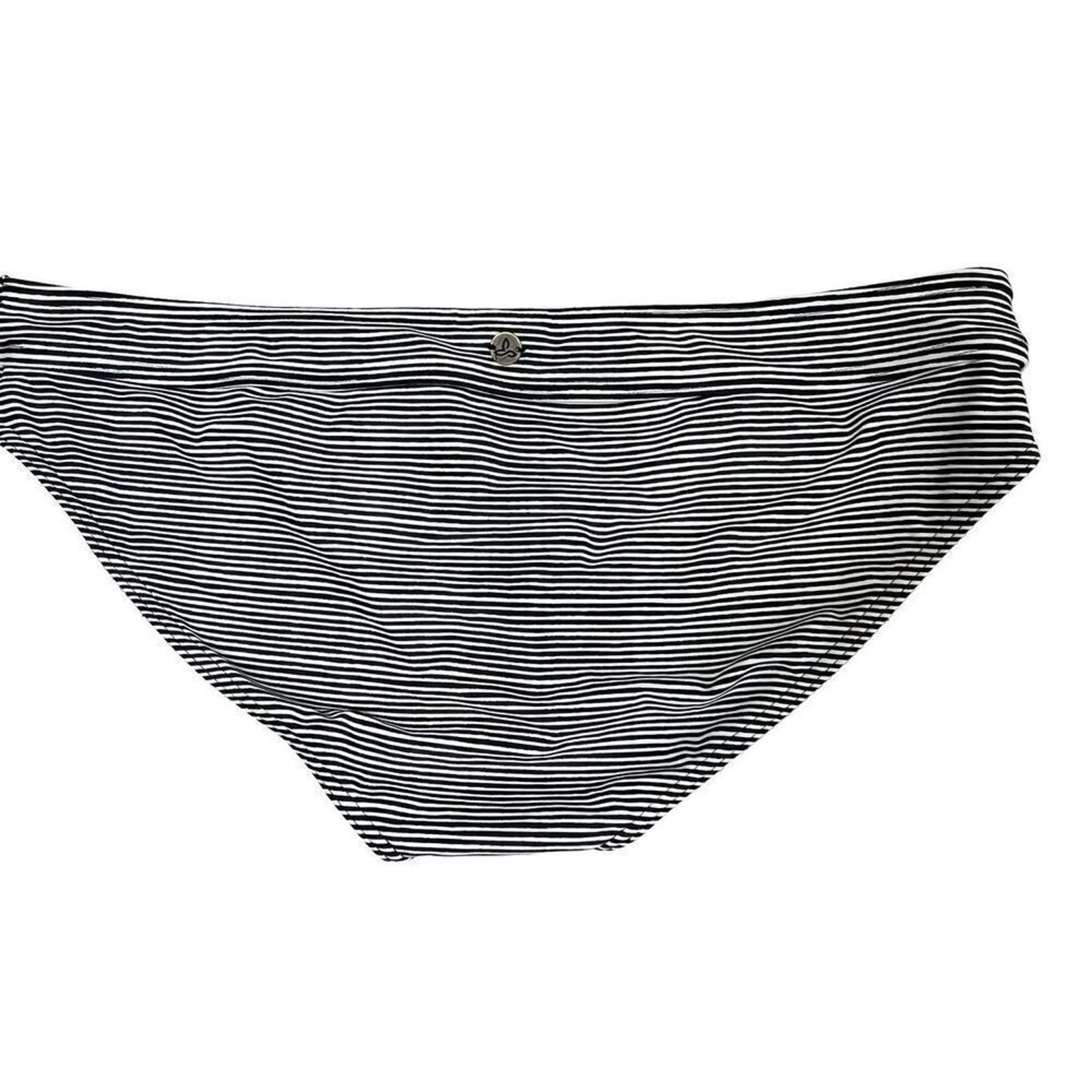 Prana Prana Black Striped Bikini Swim Bottom XL Beach Vacation Size 36" / US 14 / IT 50 - 2 Thumbnail