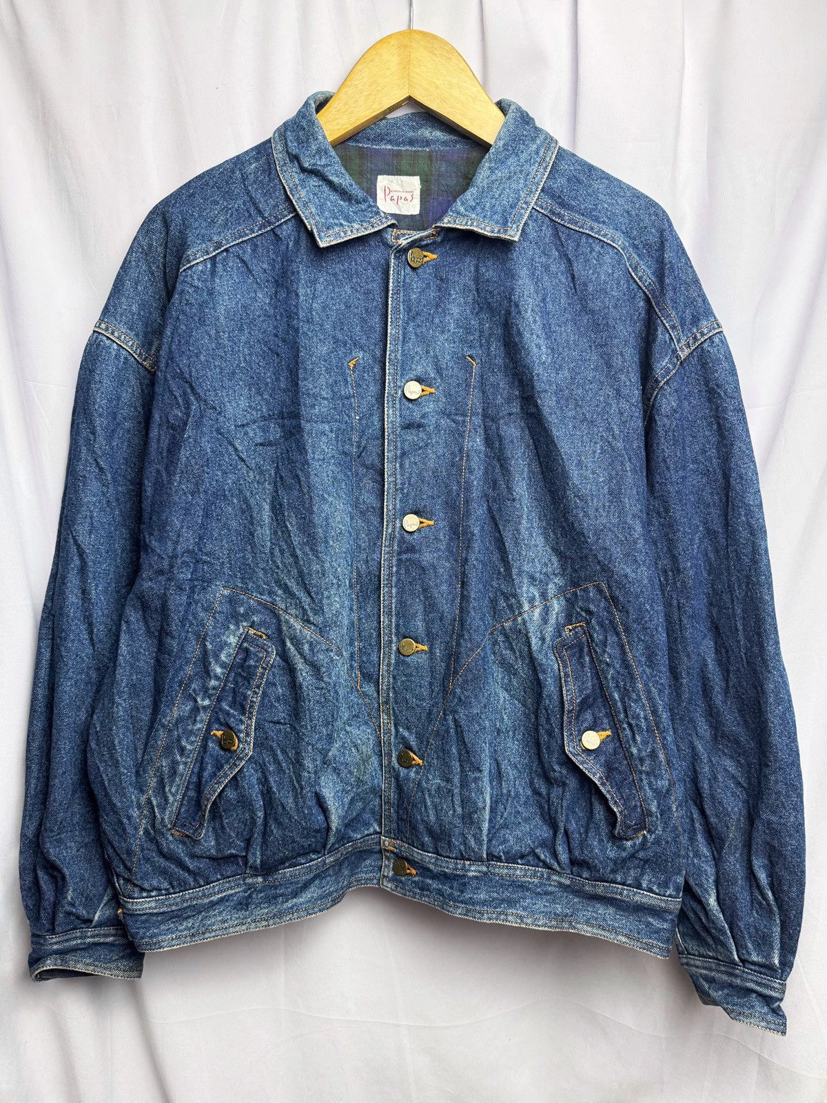 Hysteric Glamour Papas Maniere De Heming Denim Jacket Vintage Style Size US L / EU 52-54 / 3 - 3 Thumbnail