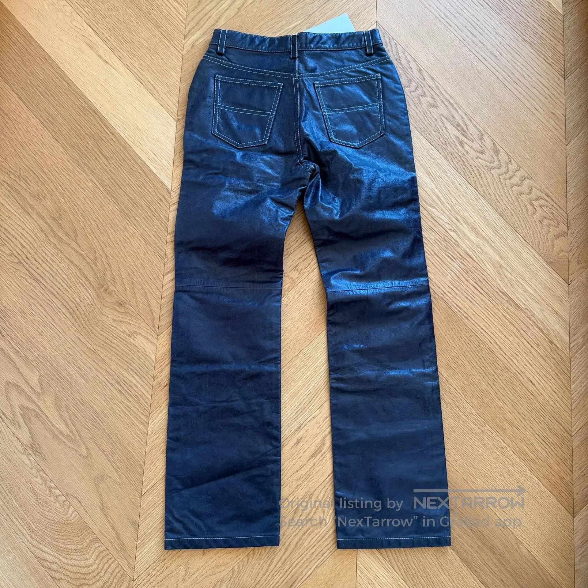 RLX Ralph Lauren Vintage Leather Outdoor Pants for Women. Size 24" / US 00 / IT 34 - 2 Thumbnail